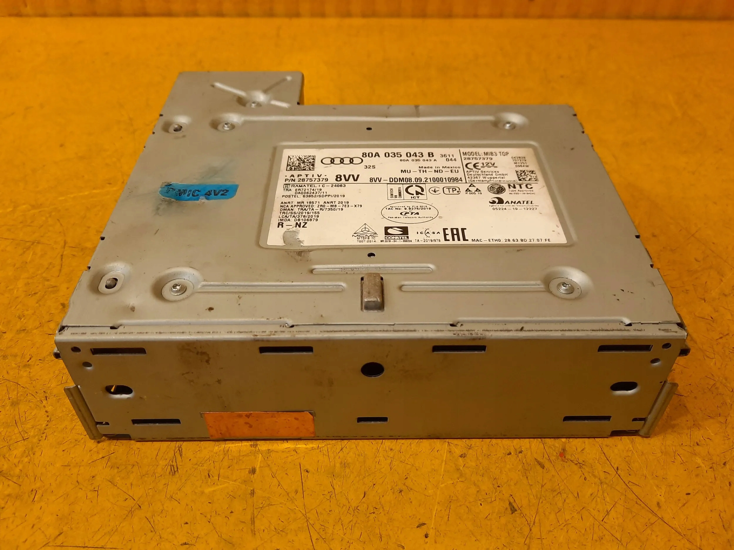 Audi Q5 jednostka sterująca MMI czytnik radio navi 80A035043B