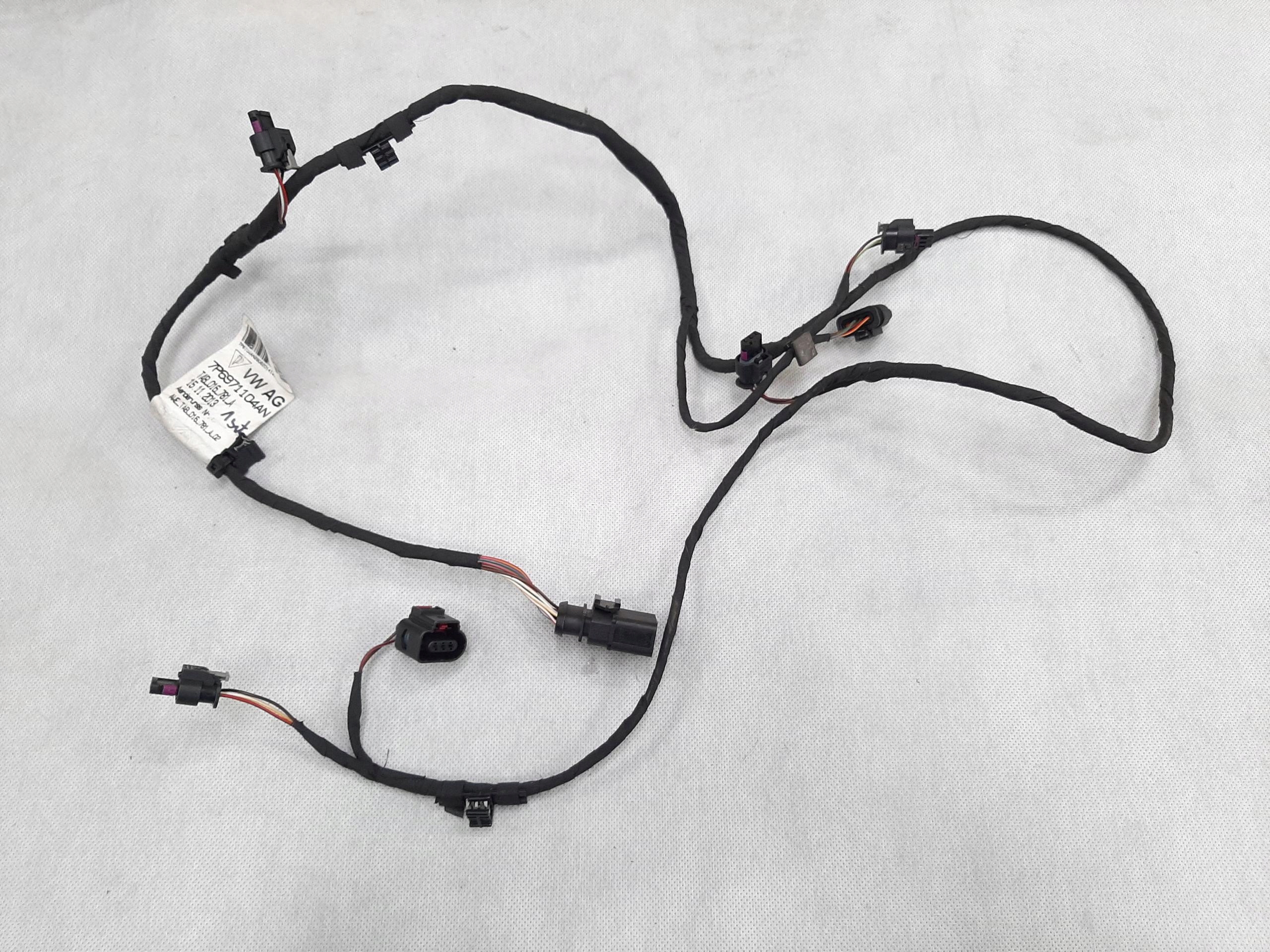 VW TOUAREG 7P WIĄZKA INSTALACJA TYLNEGO ZDERZAKA PDC 7P6971104AN