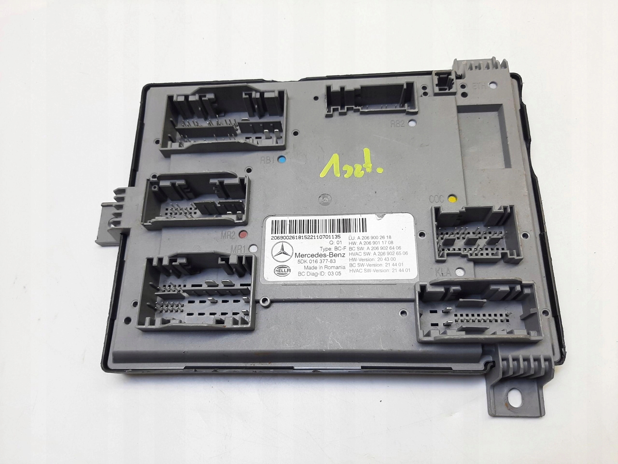 MERCEDES MODUŁ STEROWNIK KOMFORTU A2069002618 A2069011708 A2069026406