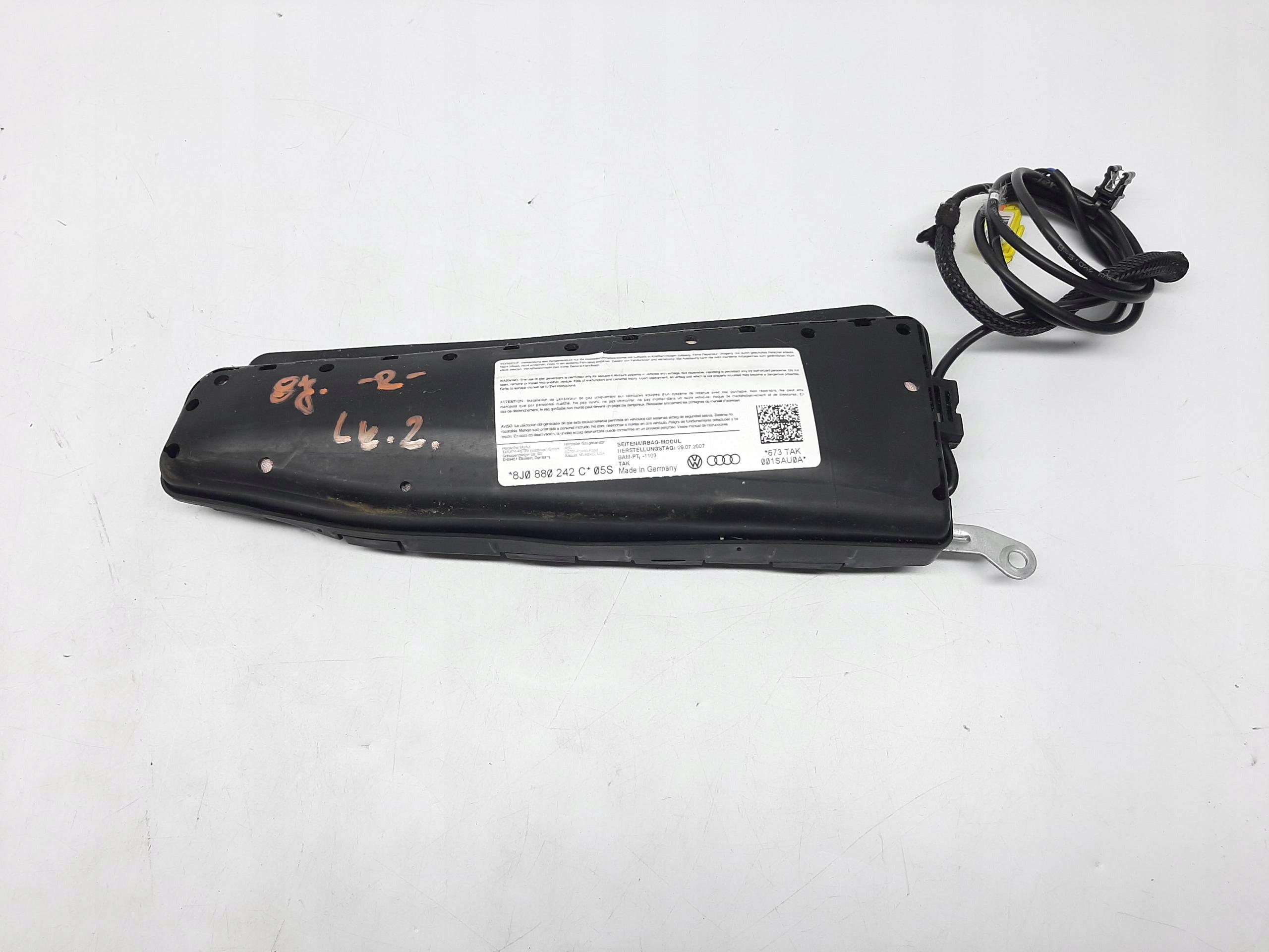 AUDI TT PODUSZKA POWIETRZNA FOTELA PRAWA AIRBAG 8J0880242C