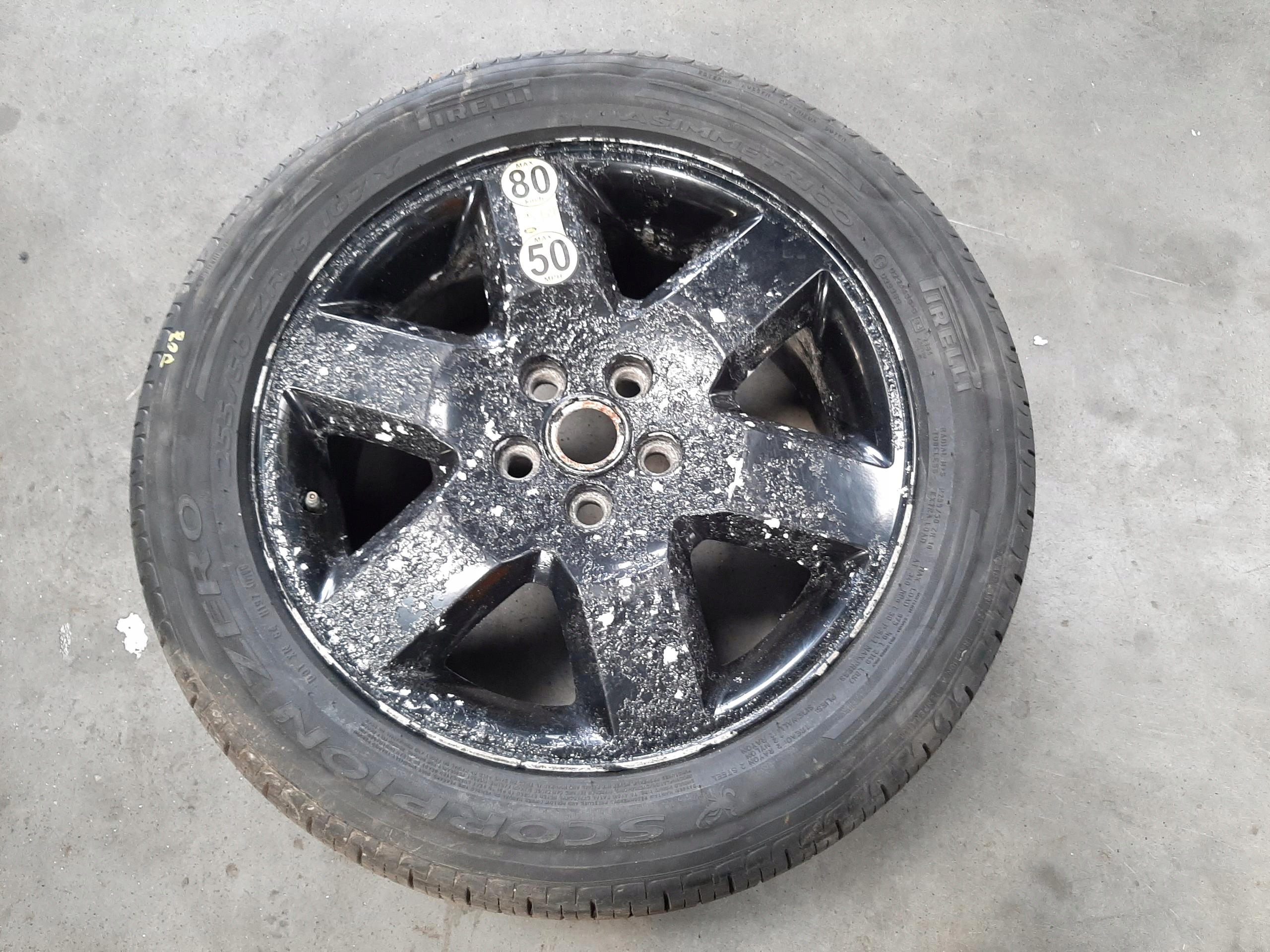 RANGE ROVER SPORT L320 KOŁO ZAPASOWE R19 8J ET53 5x120 CDWU9GRA
