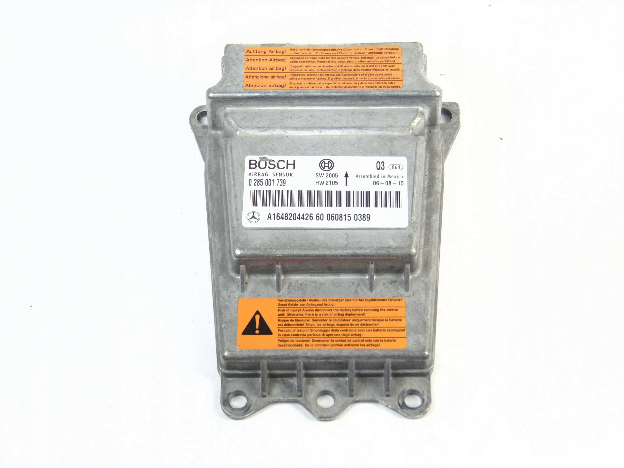 MERCEDES-BENZ R-CLASS W251 4MATIC MODUŁ SENSOR AIRBAG A1648204426