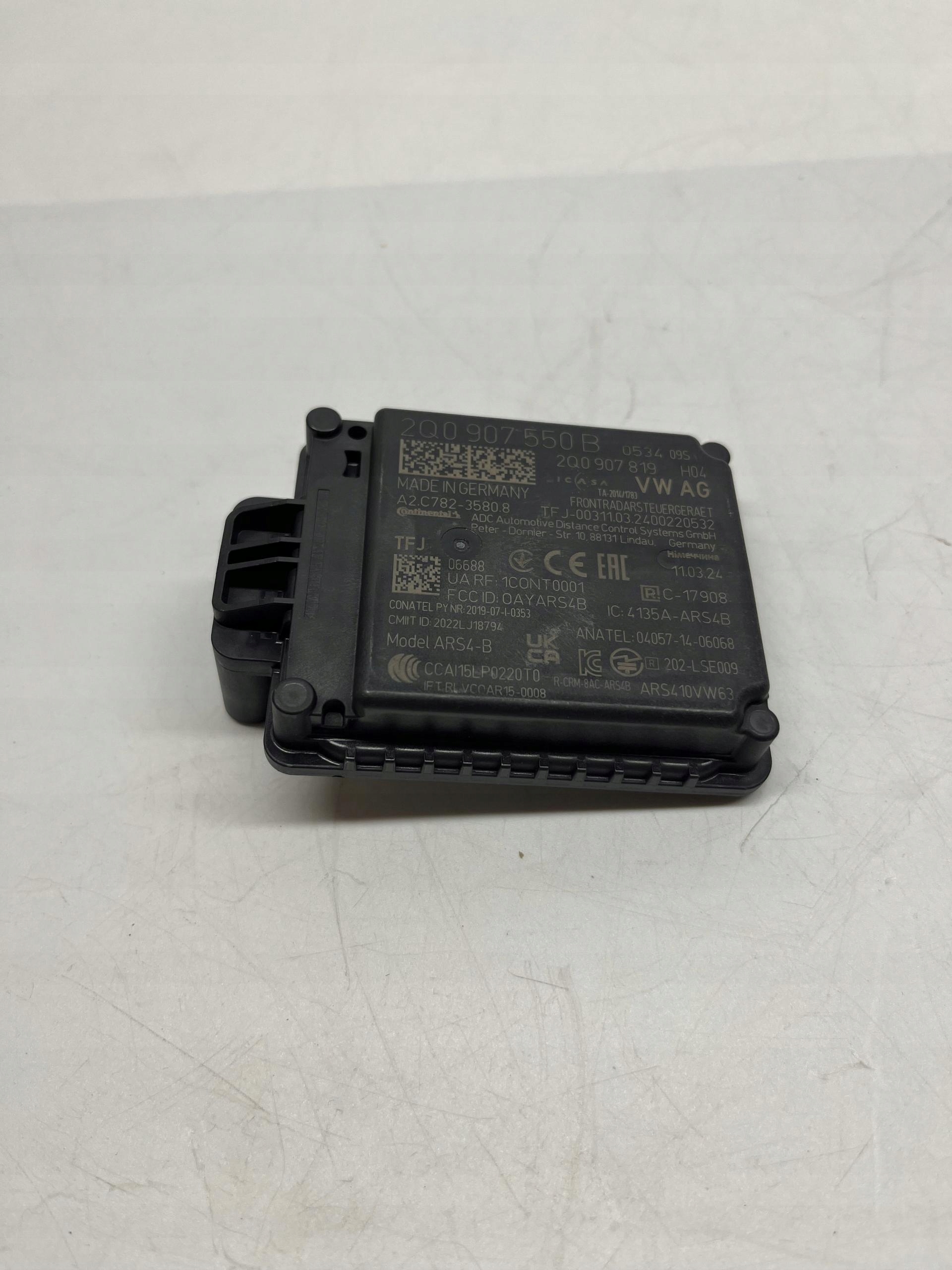 Skoda Fabia Karoq Scala Czujnik Odległości Radar Distronic ACC 2Q0907550B