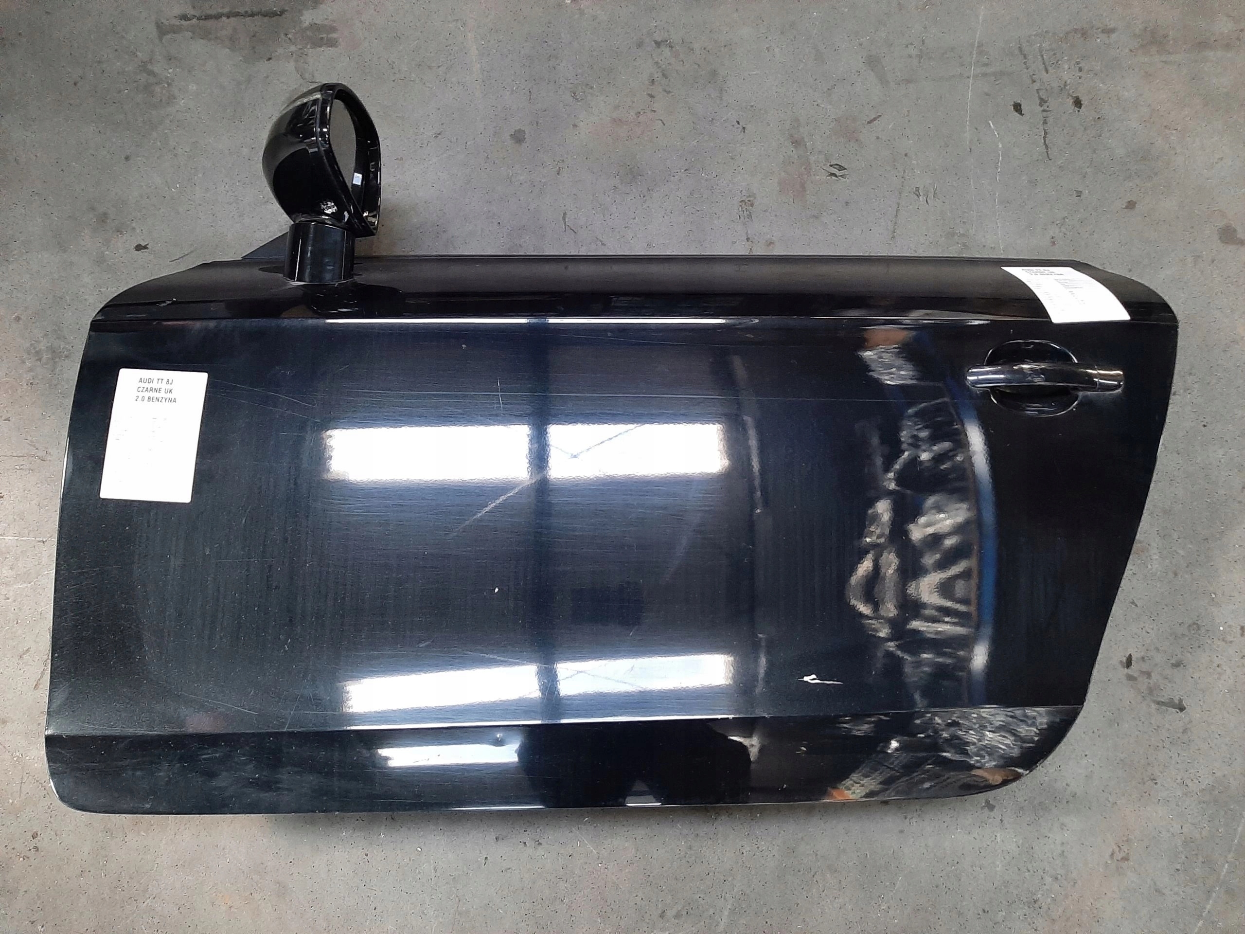 AUDI TT II 8J 2006- DRZWI LEWE CZARNE Z9Y ANGLIK