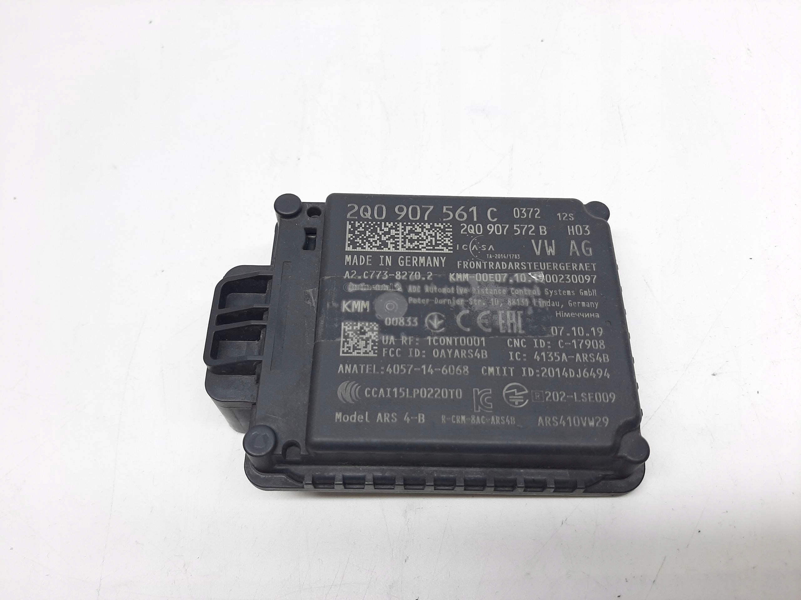 AUDI A6 C8 RADAR CZUJNIK ACC 2Q0907261C