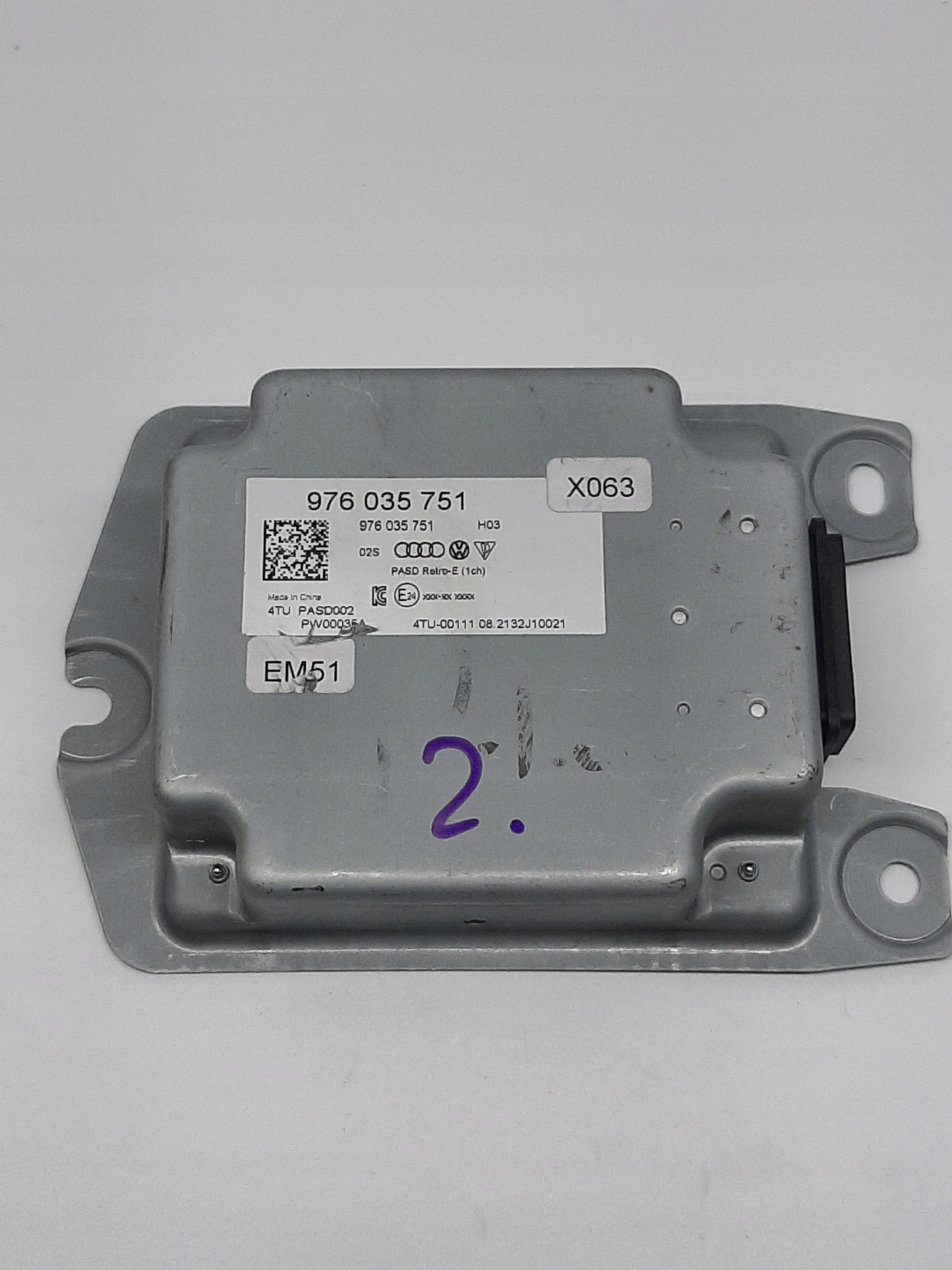 PORSCHE PANAMERA 976 MODUŁ STEROWNIK DŹWIĘKU SILNIKA 976035751