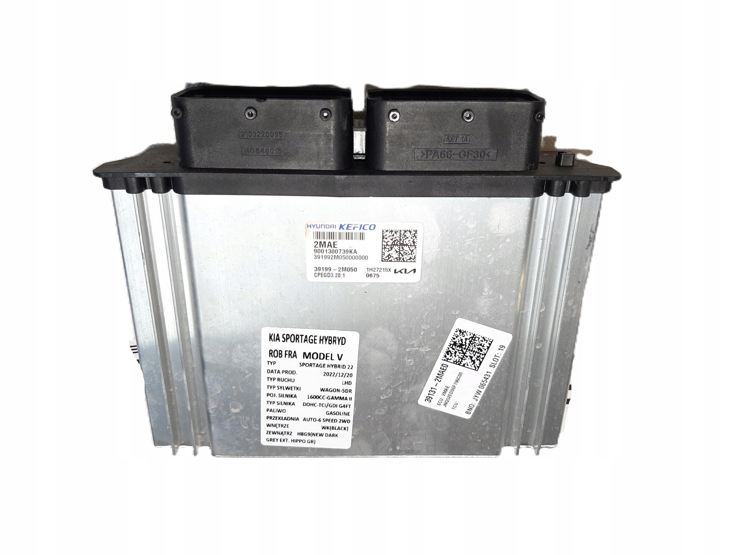 KIA SPORTAGE V 2021- 1.6 T-GDI HYBRID STEROWNIK SILNIKA ECU 39199-2M050