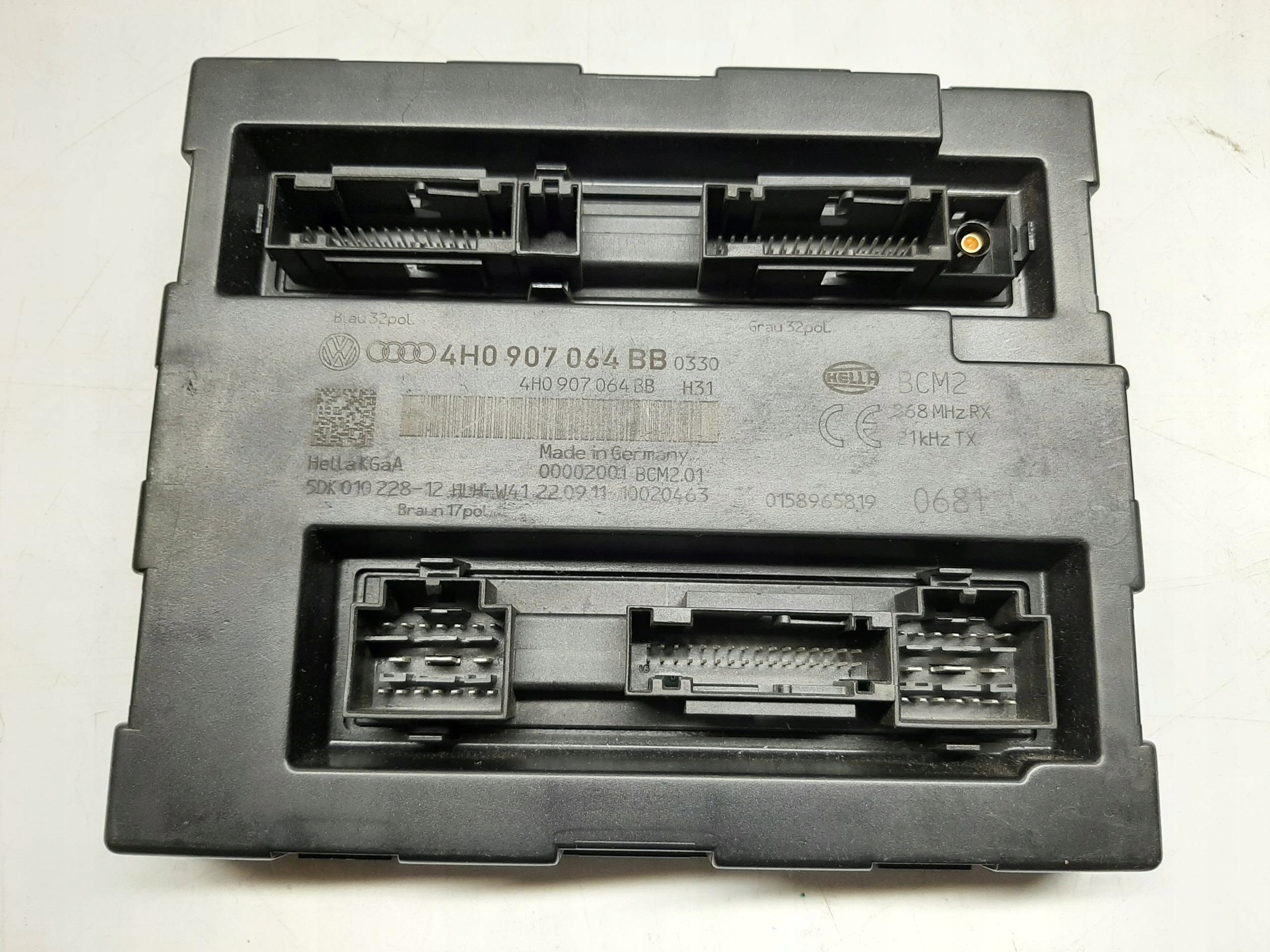 AUDI A8 D4 2011- MODUŁ KOMFORTU STEROWNIK BCM 4H0907064BB