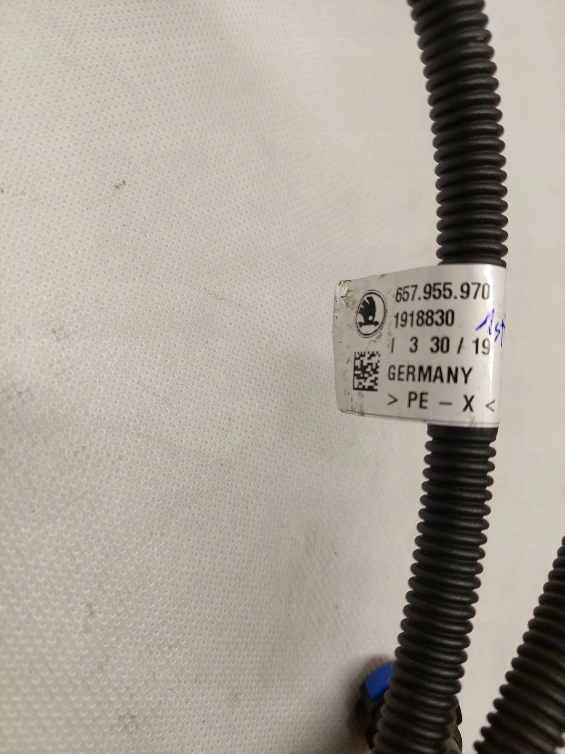 SKODA SCALA 657955970 PRZEWÓD SPRYSKIWACZY