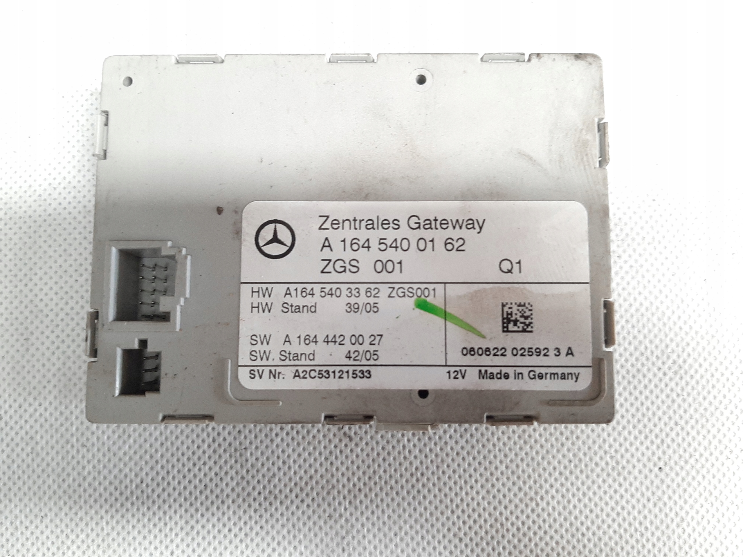 MERCEDES-BENZ R-CLASS W251 4MATIC MODUŁ STEROWNIK GATEWAY A1645400162