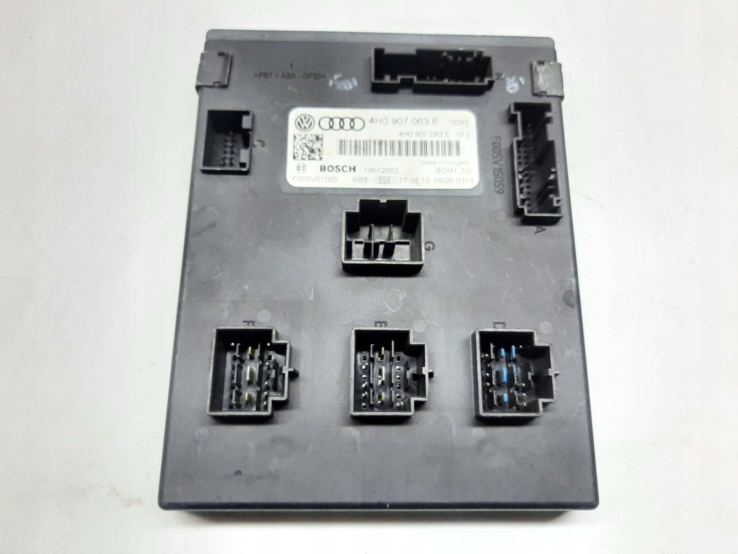 AUDI A6 C7 2011- MODUŁ KOMFORTU STEROWNIK BCM 4H0907063E