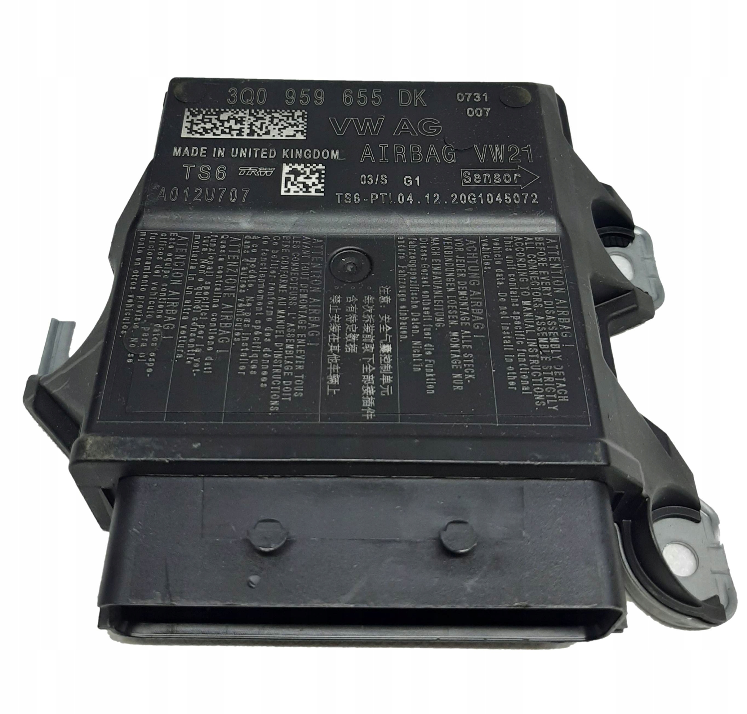 Skoda Kodiaq Moduł Airbag Sensor 3Q0959655DK