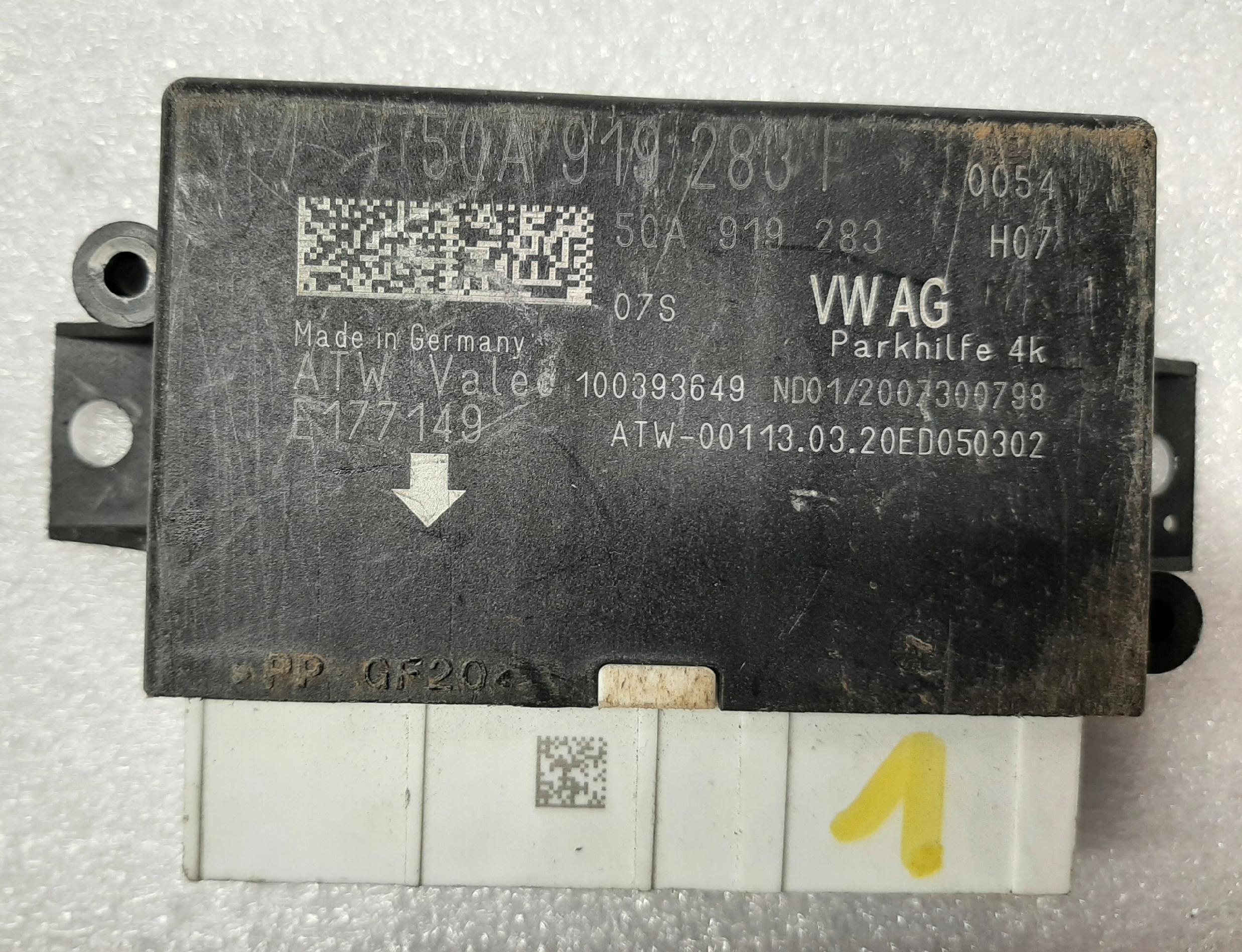 VW Audi Skoda Sterownik parkowania PDC 5QA919283F