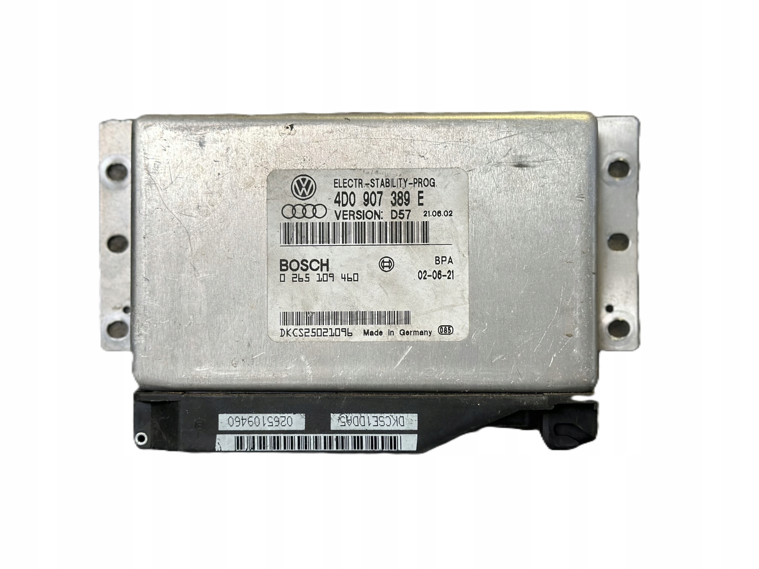 AUDI A8 D2 1994- MODUŁ STEROWNIK ABS 4D0907389E 0265109460