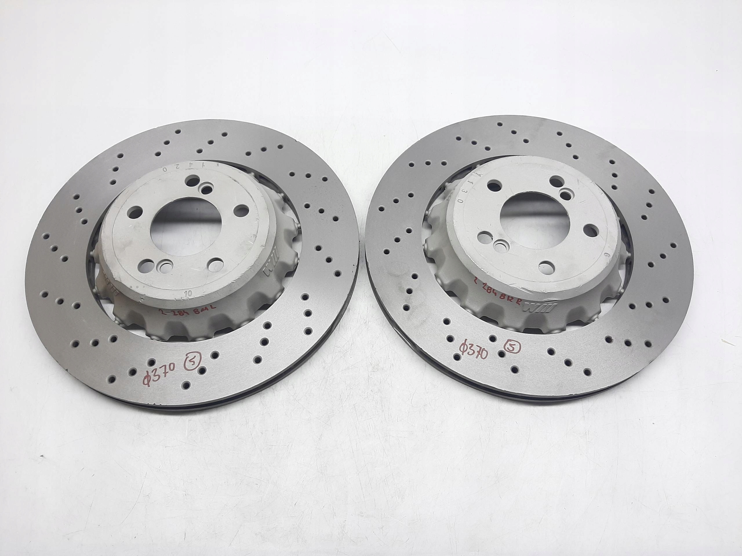 BMW M3 F80 TARCZA HAMULCOWA TYŁ TYLNA 2284812 2284811