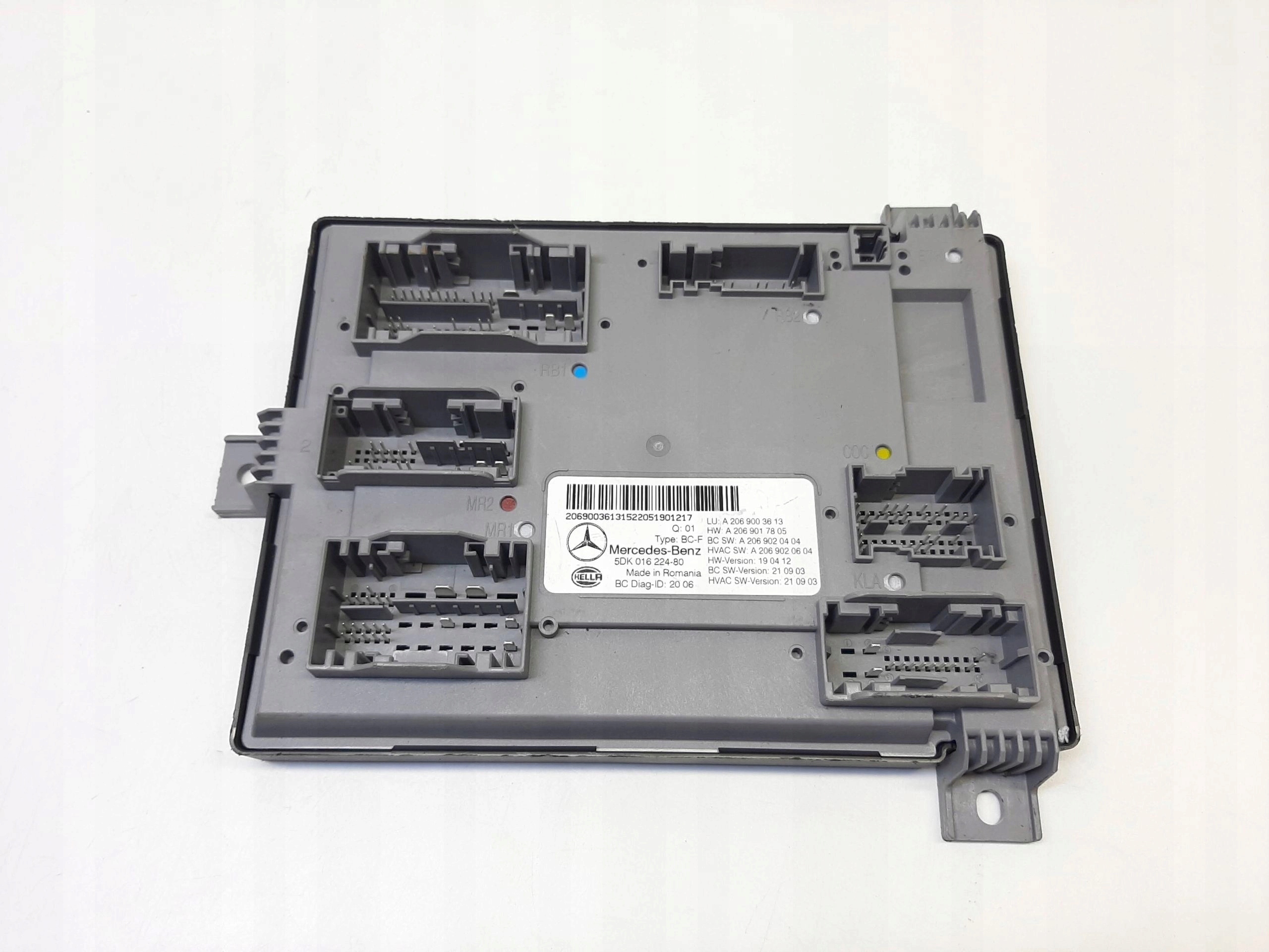 MERCEDES MODUŁ STEROWNIK KOMFORT A2069003613 A2069017805 A2069020404 C KLAS