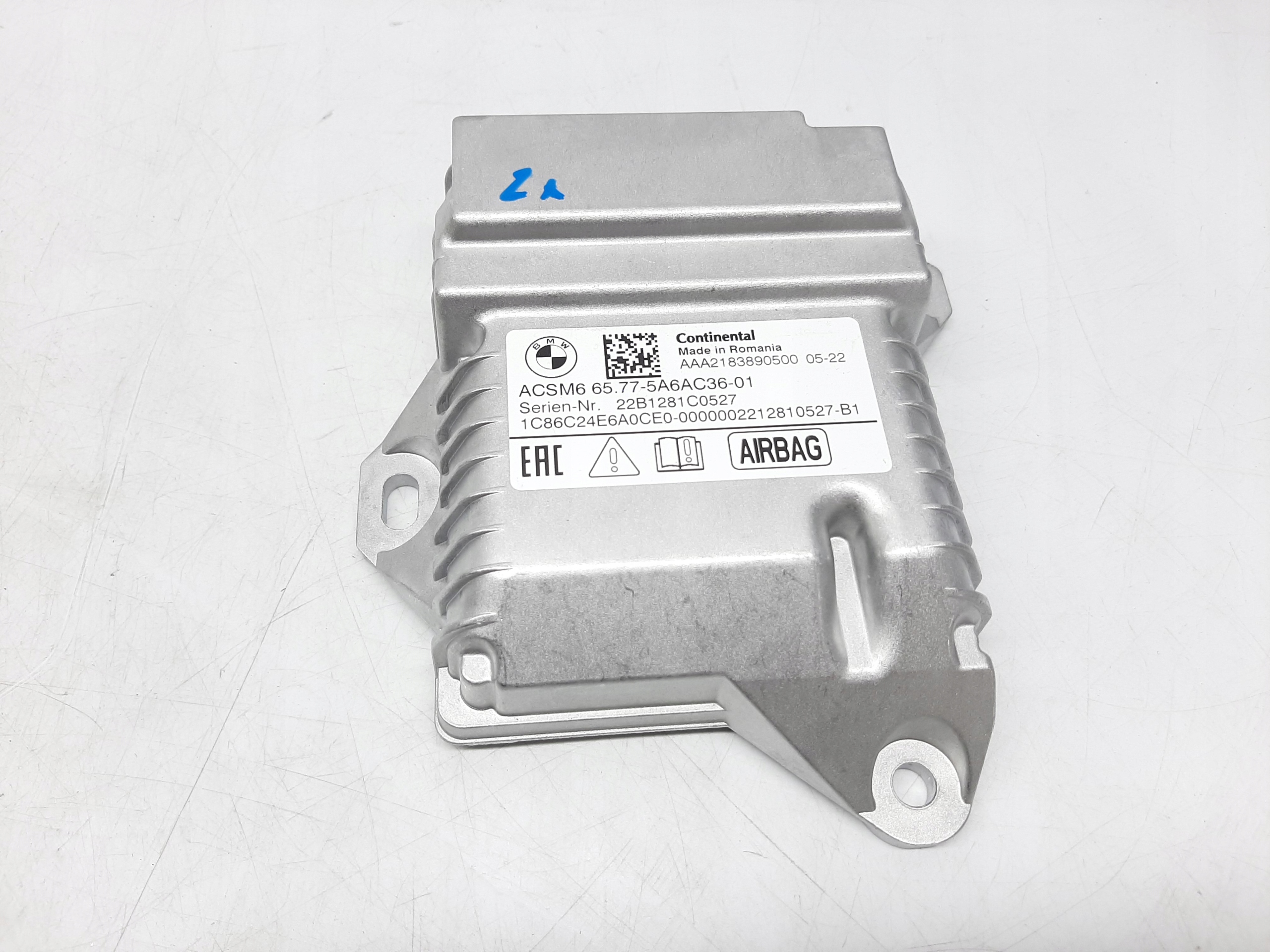 BMW 2 F44 MODUŁ SENSOR AIRBAG PODUSZEK POWIETRZNYCH 65.77-5A6AC36-01