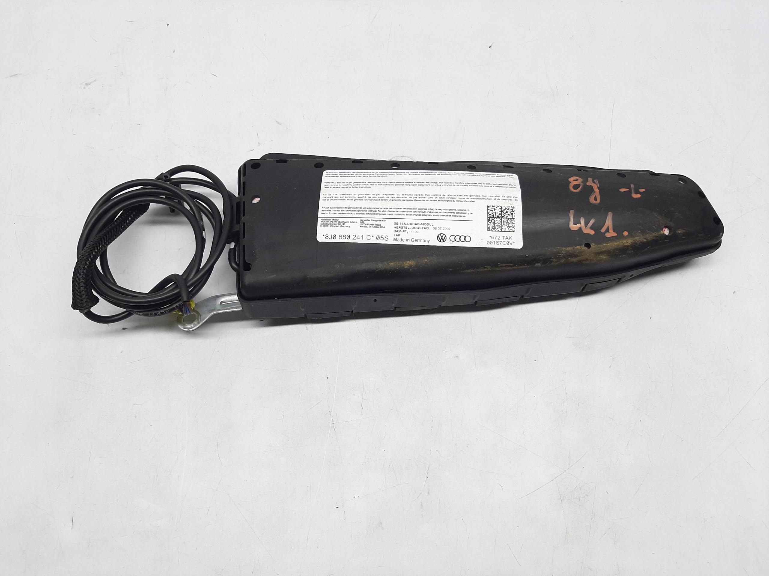AUDI TT PODUSZKA POWIETRZNA FOTELA LEWA AIRBAG 8J0880241C