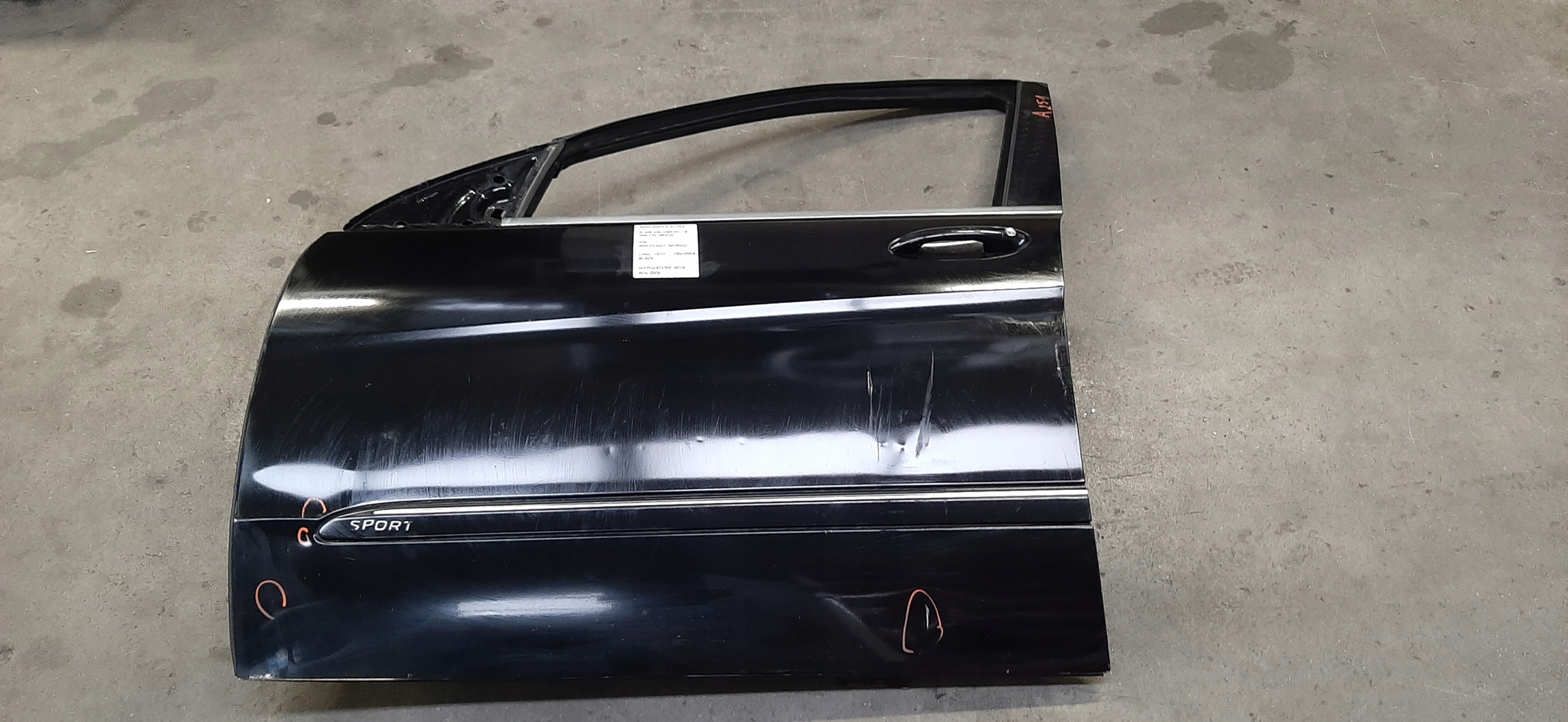 MERCEDES-BENZ R-CLASS W251 4MATIC 05-09 DRZWI PRAWY PRZÓD OBSIDIAN BLACK