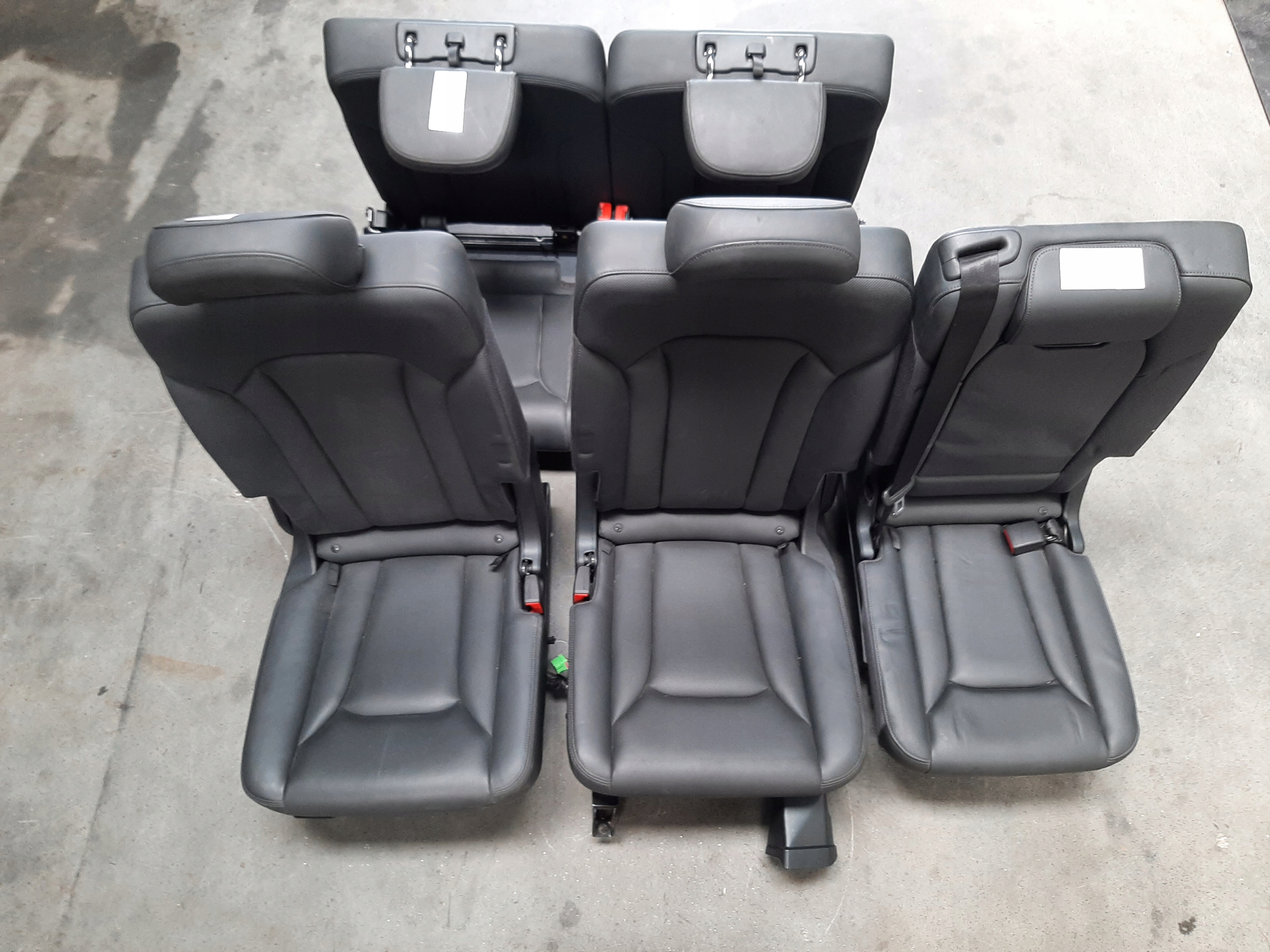 AUDI Q7 4M TYLNA KANAPA TRZECI RZĄD FOTELE FOTELI