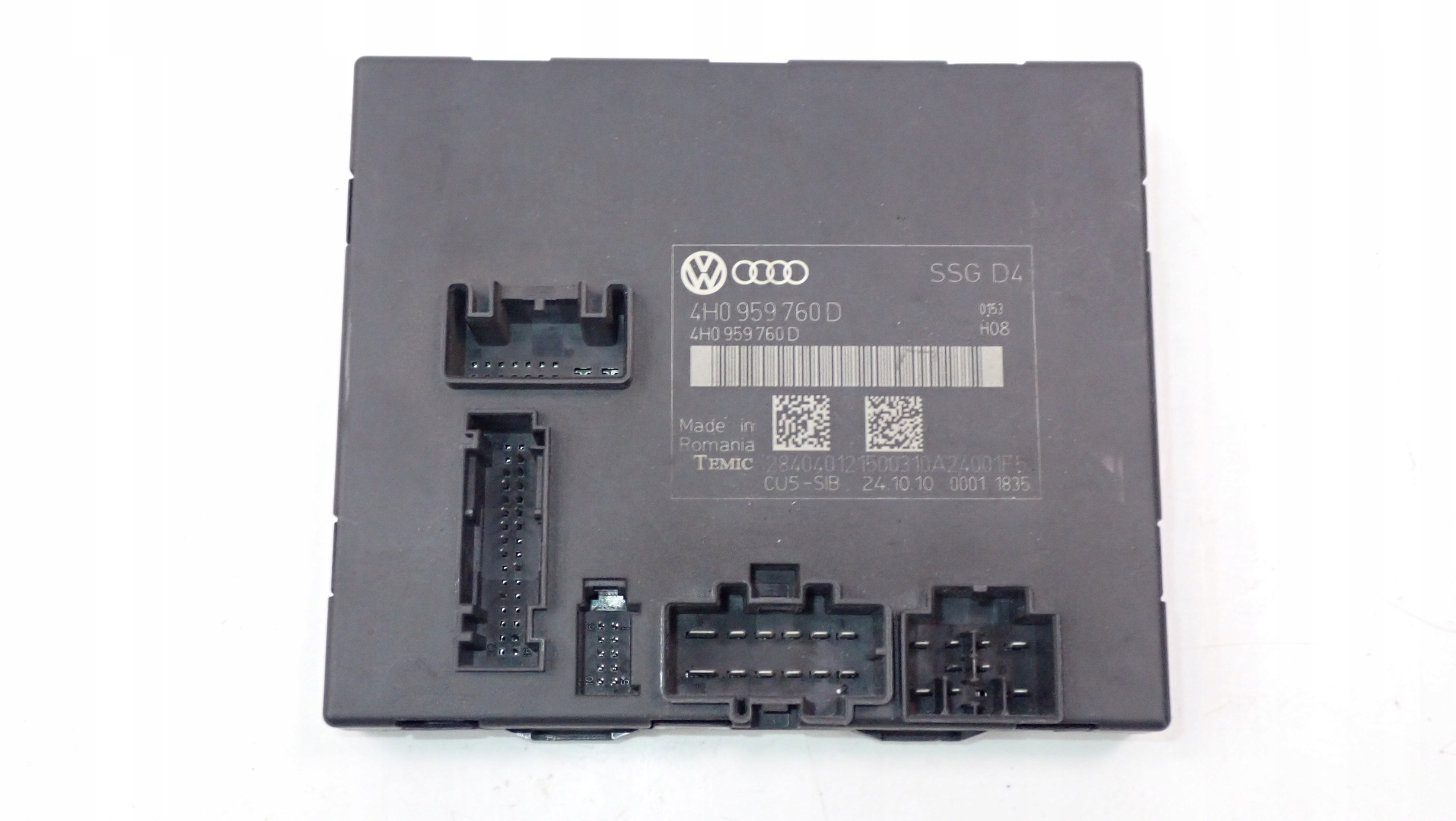 Audi A8 S8 D4 Sterownik fotela 4H0959760D