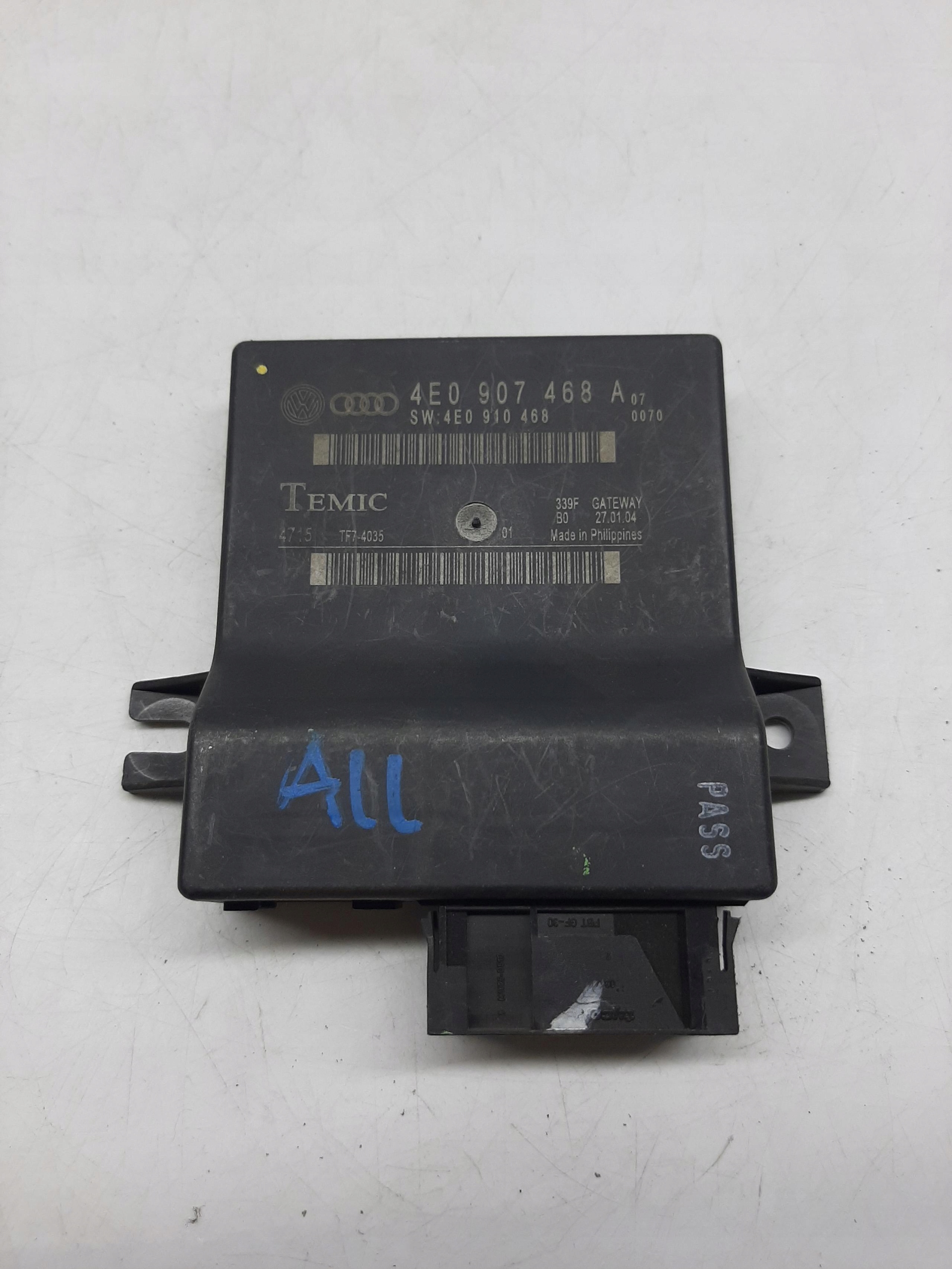 AUDI A8 D3 MODUŁ INTERFACE GATEWAY 4E0907468A 4E0910468