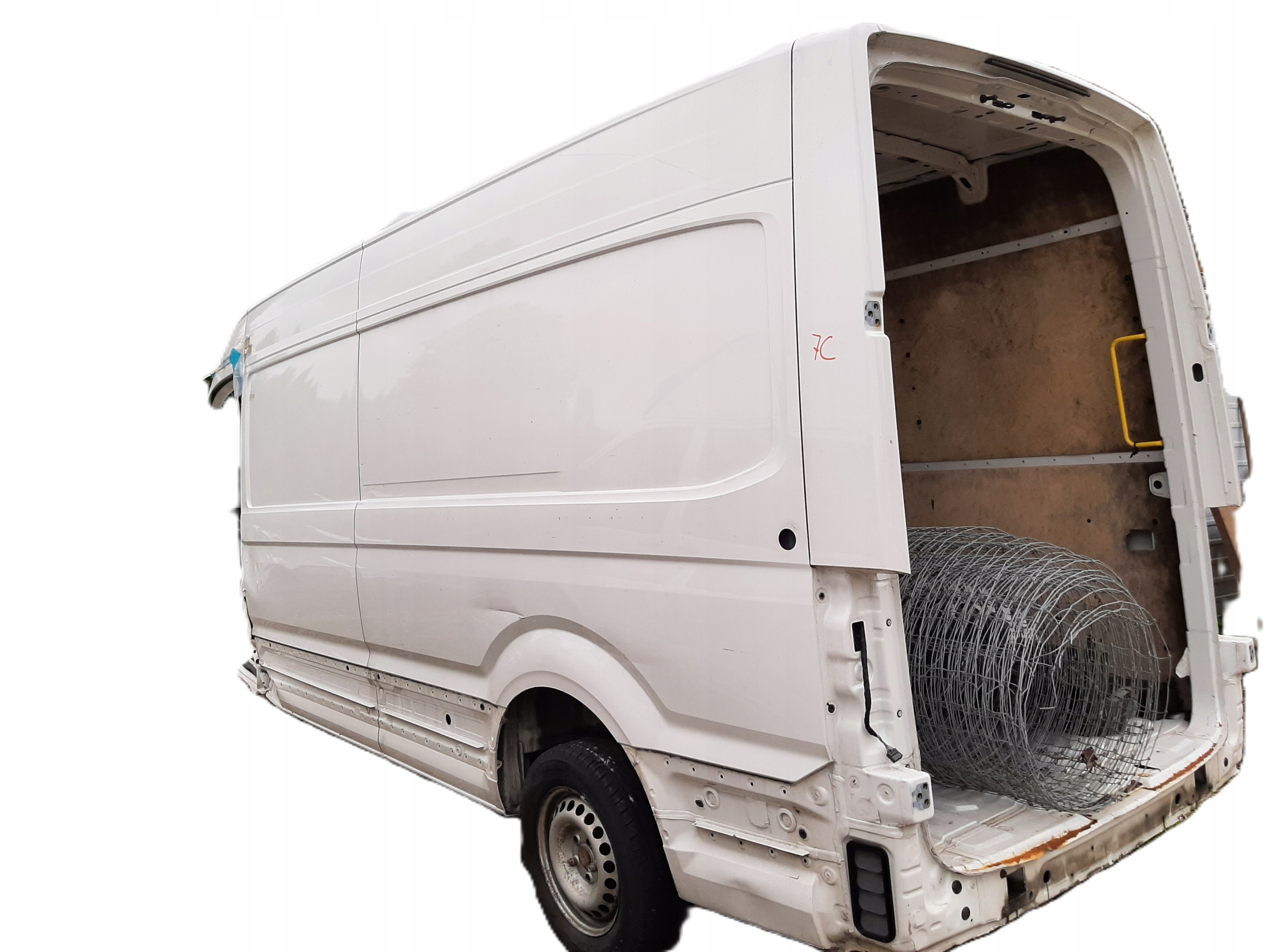 VW CRAFTER MAN TGE BOK KAROSERIA BŁOTNIK POSZYCIE LEWY LEWE TYŁ TYLNE
