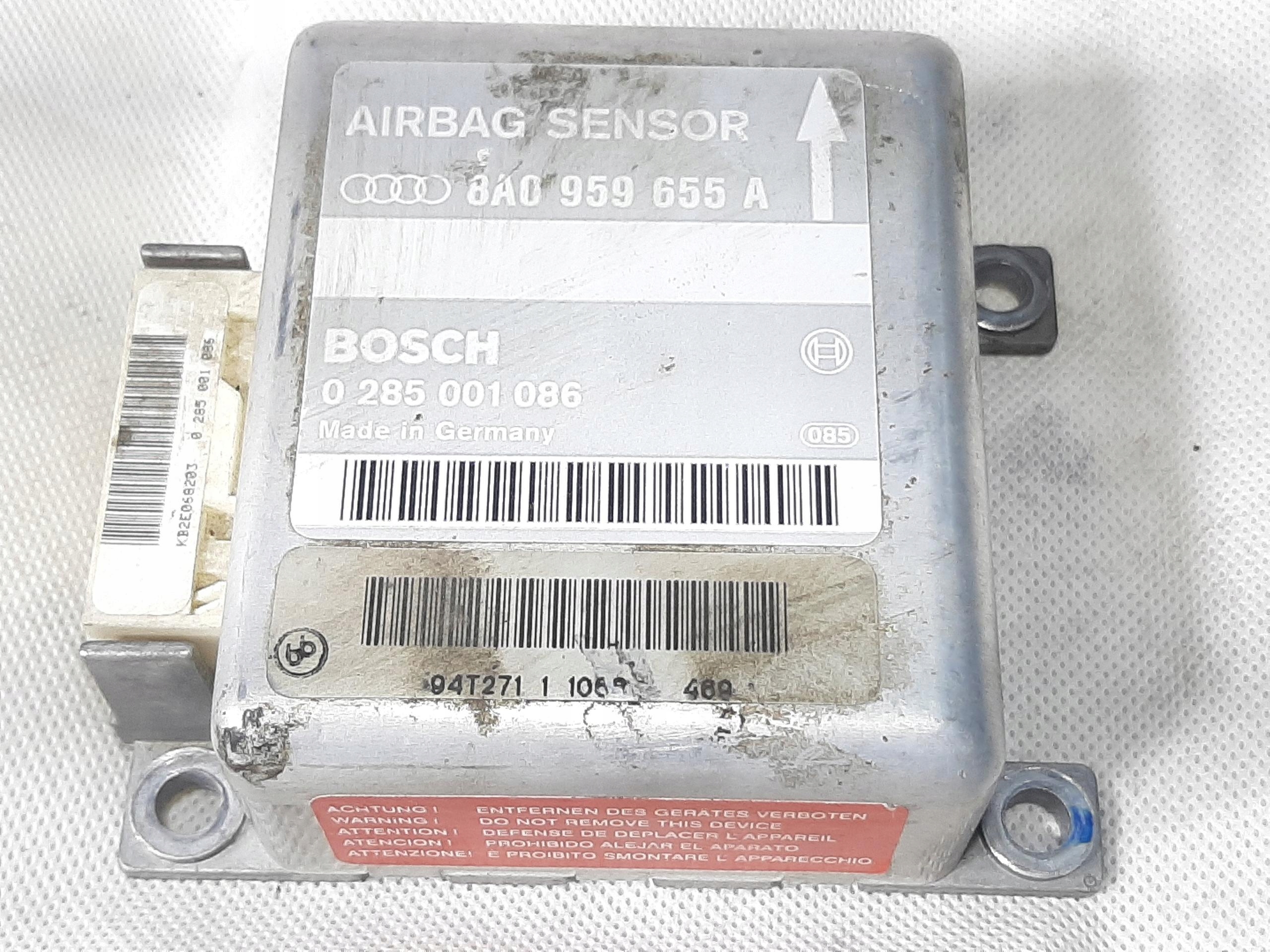 AUDI A6 C4 2.5 TDI 1990-96R SENSOR AIRBAG MODUŁ PODUSZEK 8A0959655A