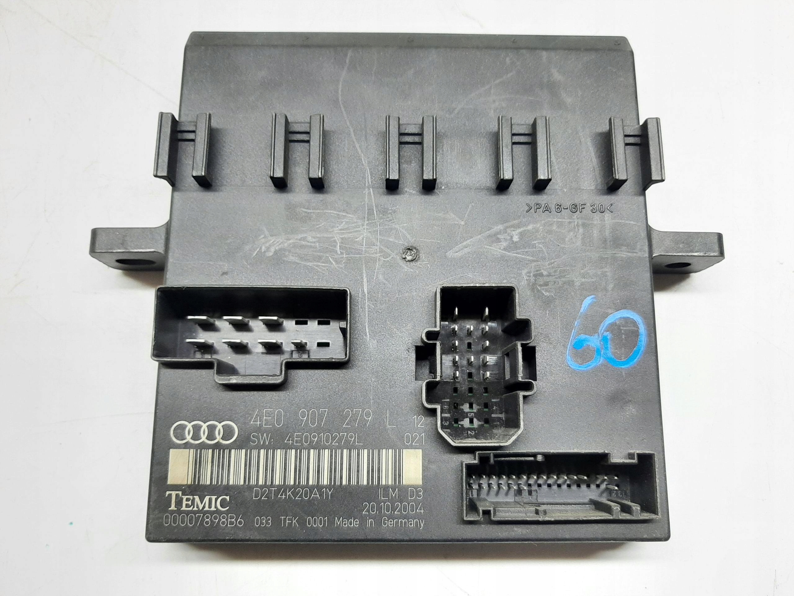 AUDI A8 D3 2002- MODUŁ STEROWNIK ŚWIATEŁ 4E0907279L