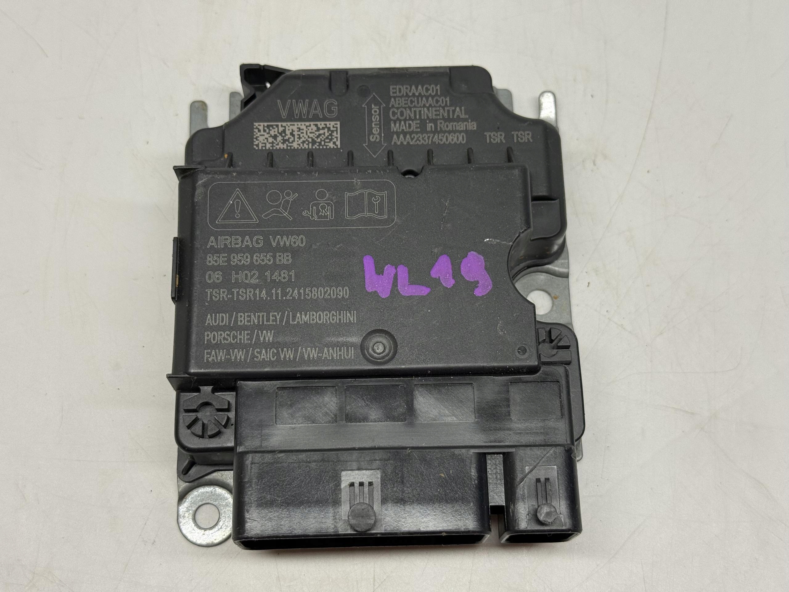 AUDI A5 B10 MODUŁ STEROWNIK AIRBAG 85E959655BB