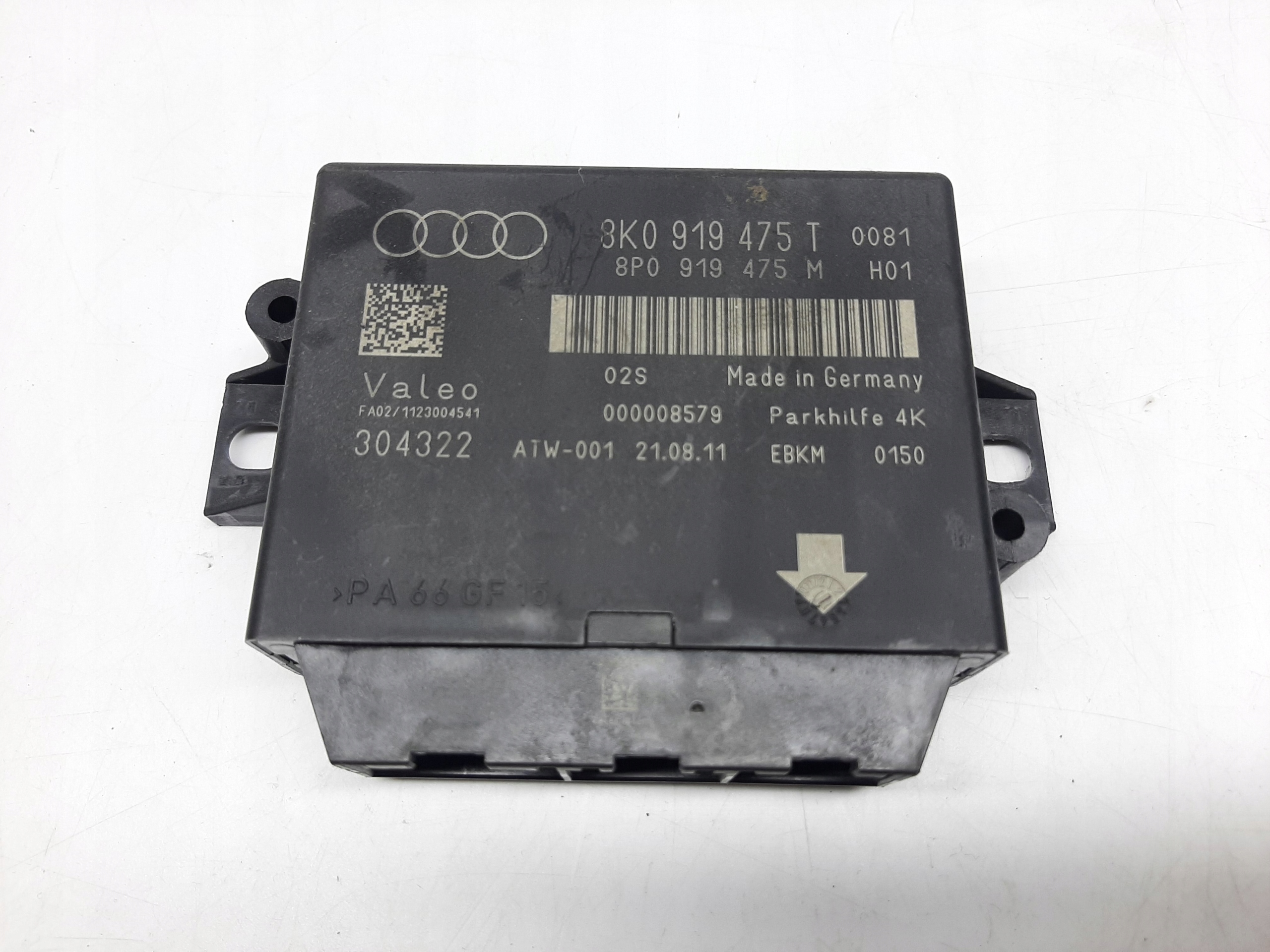 AUDI A4 B8 2007- MODUŁ STEROWNIK PARKOWANIA PDC ''VALEO'' 8K0919475T