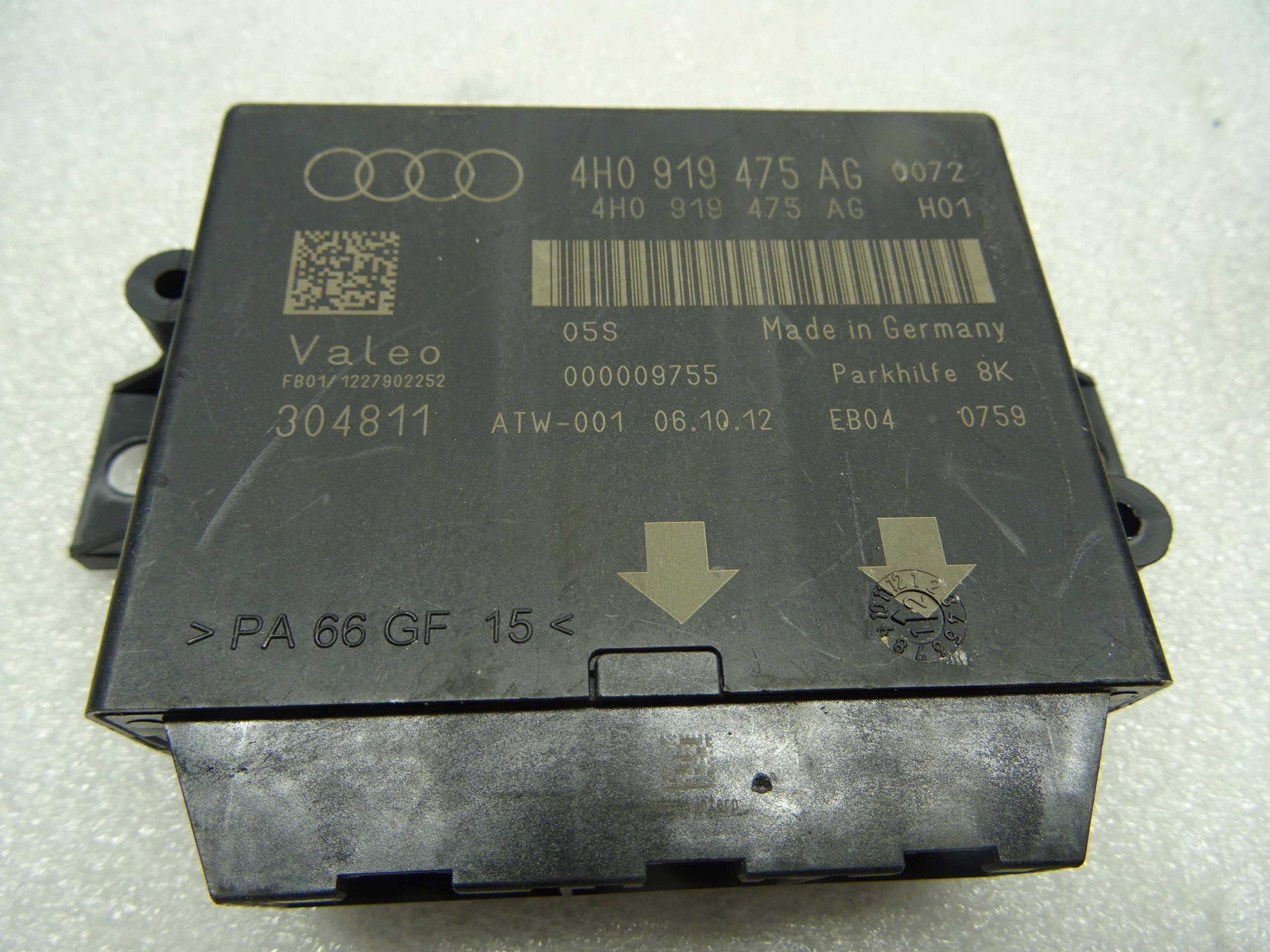 AUDI MODUŁ STEROWNIK PDC 4H0919475AG
