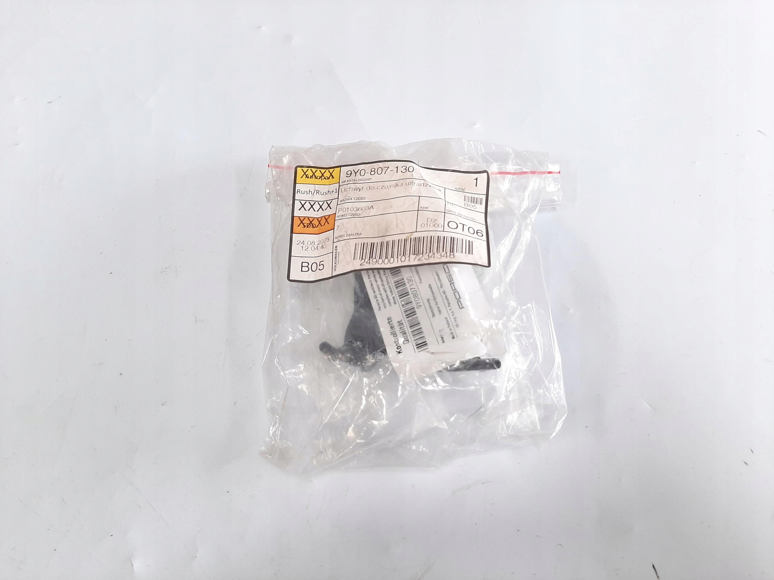 PORSCHE CAYENNE 9Y UCHWYT MOCOWANIE CZUJNIKA PARKOWANIA PDC PRAWY 9Y0807130