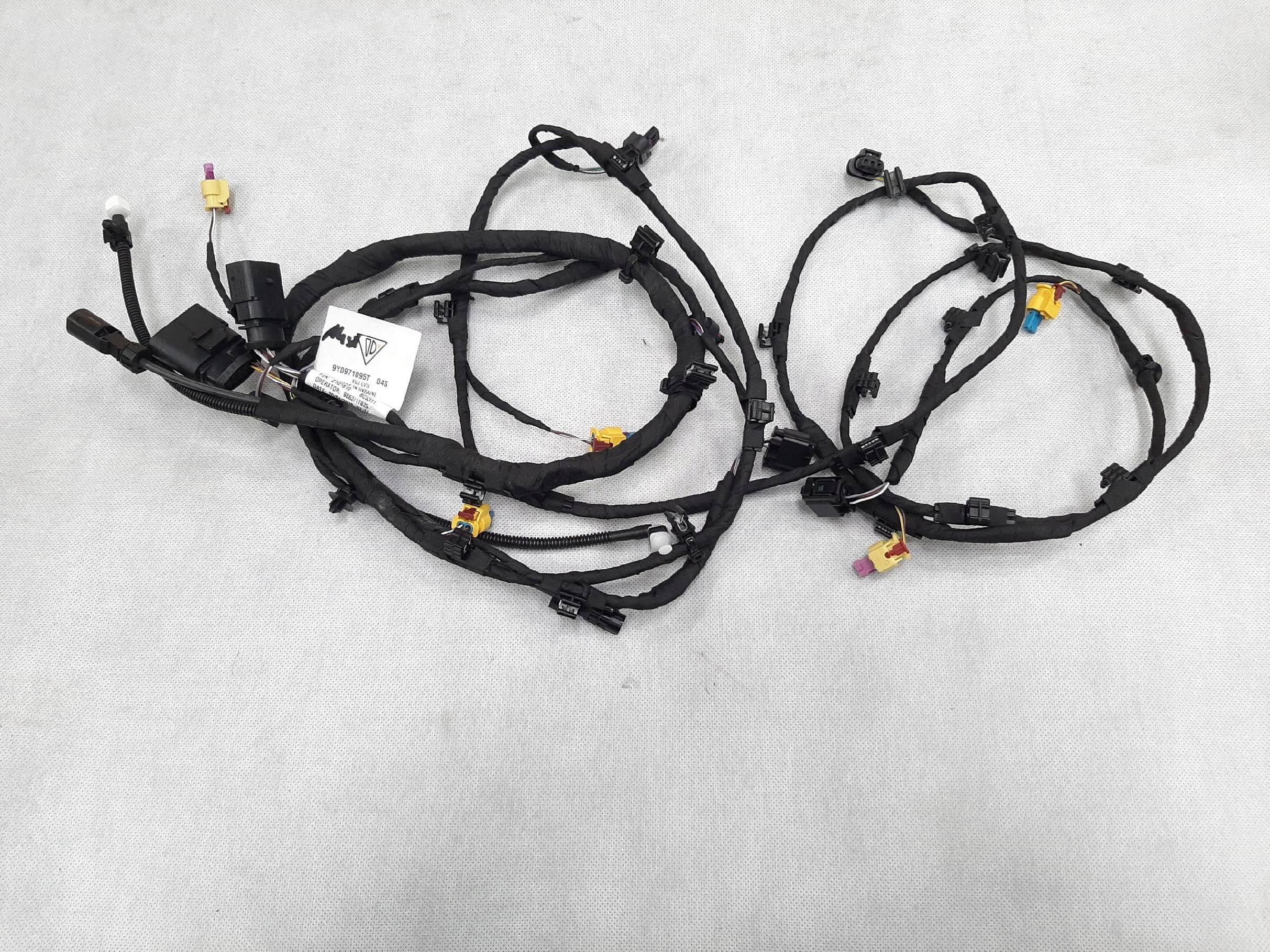 PORSCHE CAYENNE 9Y WIĄZKA INSTALACJA PRZEDNIEGO ZDERZAKA 9Y0971095T