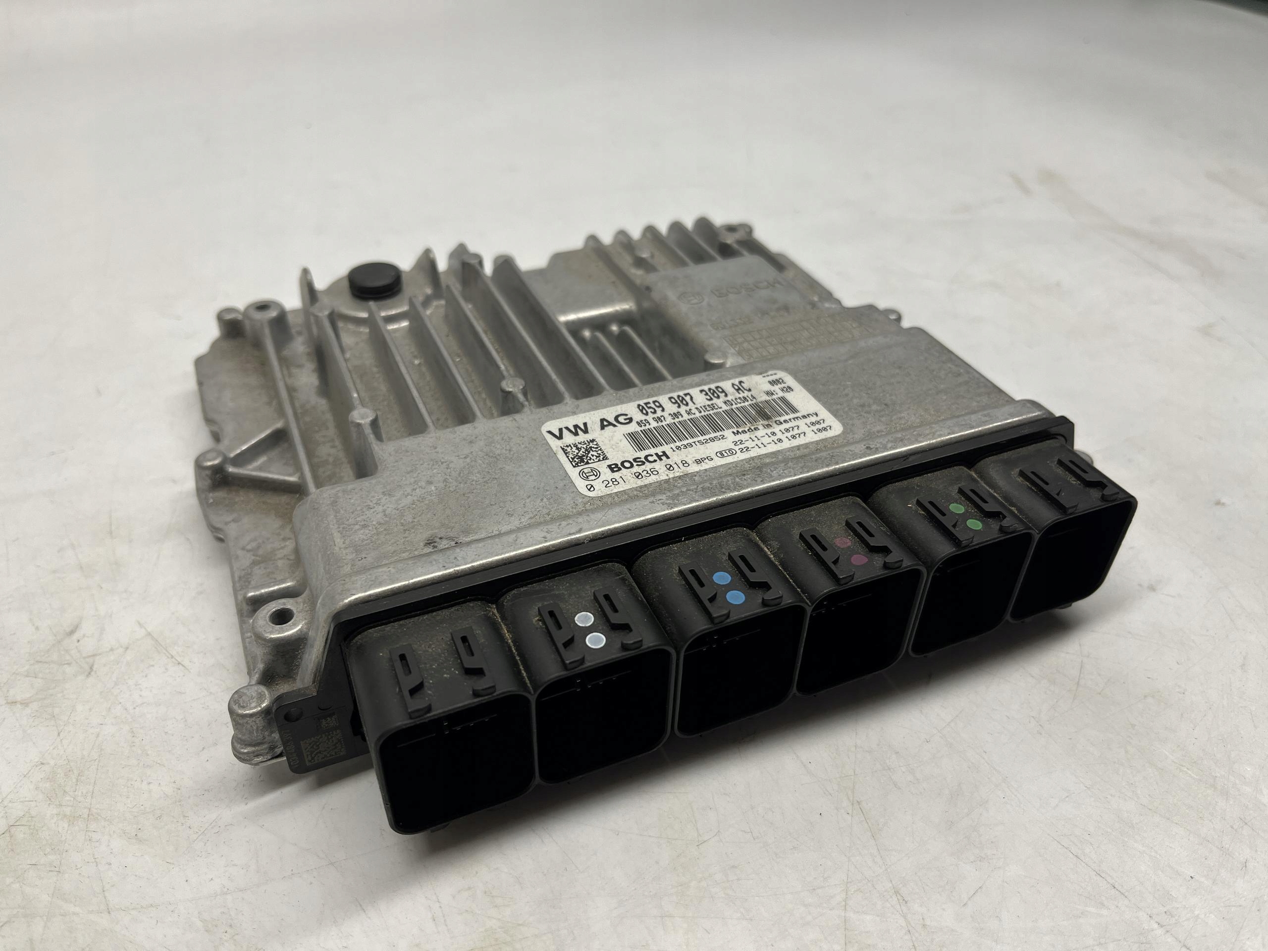 VW TOUAREG III STEROWNIK KOMPUTER SILNIKA ECU DIESEL 059907309AC 0281036018