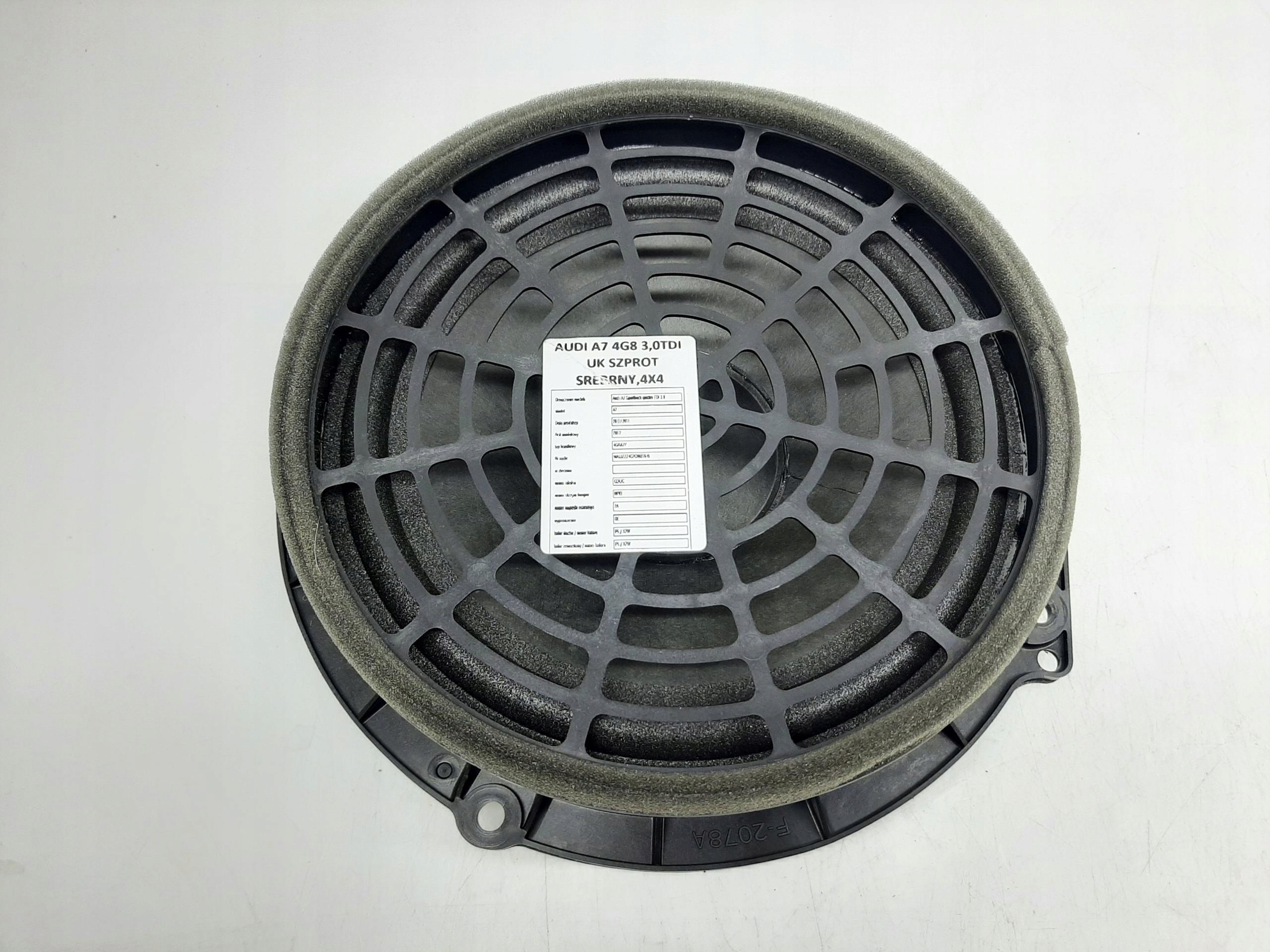 AUDI A7 SPORTBACK S-LINE 2010- GŁOŚNIK DRZWI PRAWY PRZÓD 4G2035415