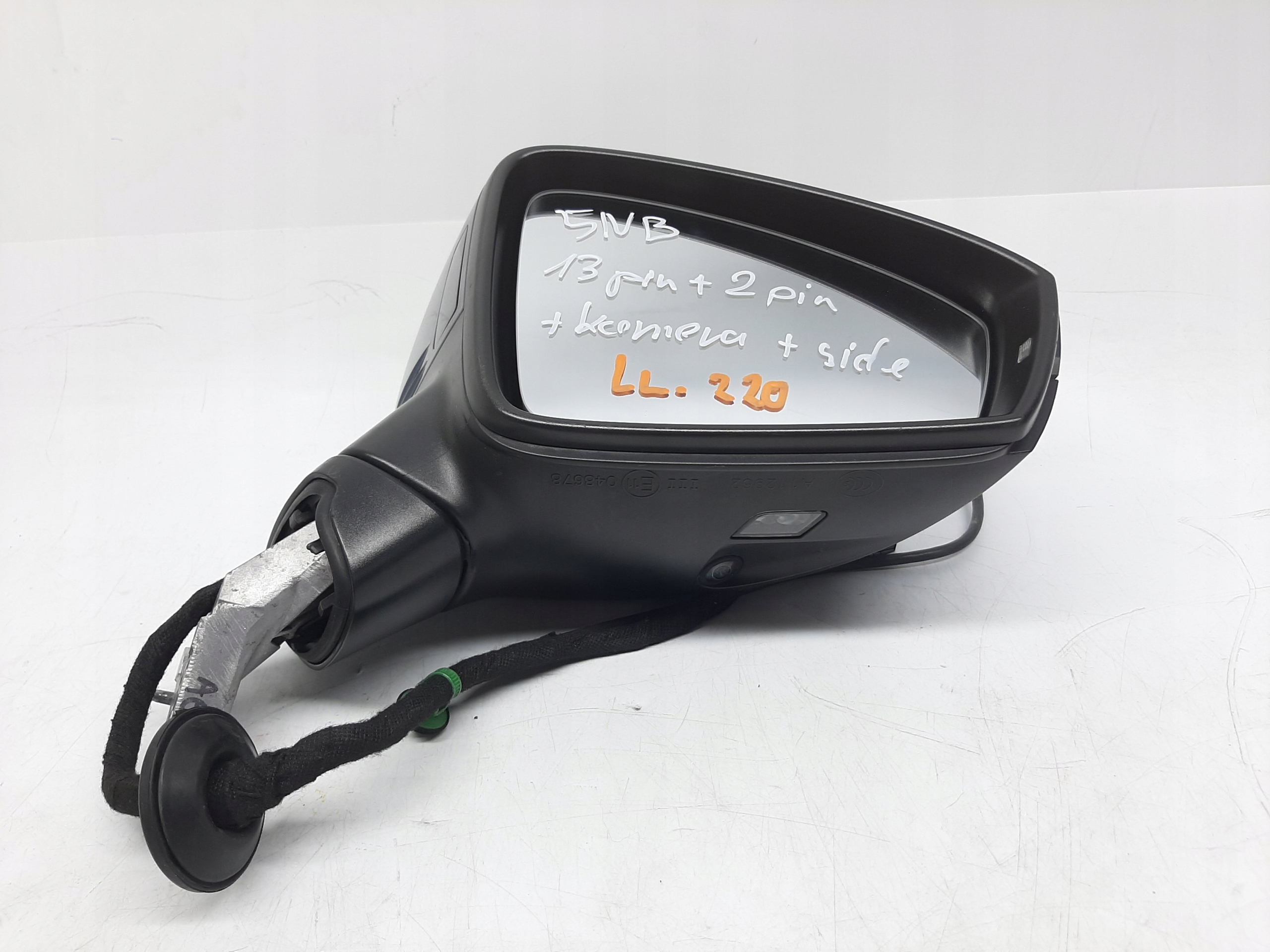 VW TIGUAN II LUSTERKO ZEWNĘTRZNE PRAWE 13 + 2 PIN KAMERA SIDE ASSIST