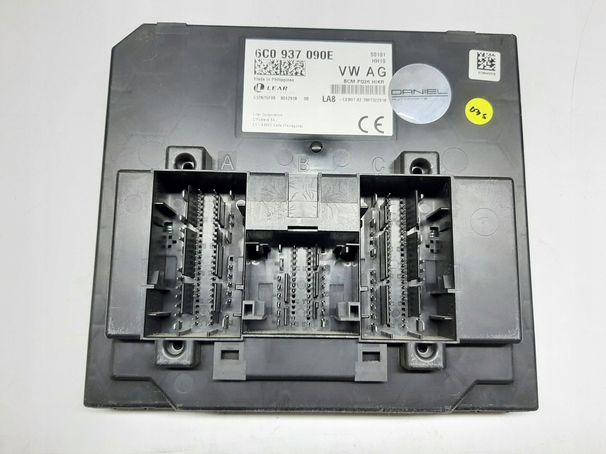SEAT IBIZA IV LIFT 2015- MODUŁ BCM KOMFORTU 6C0937090E