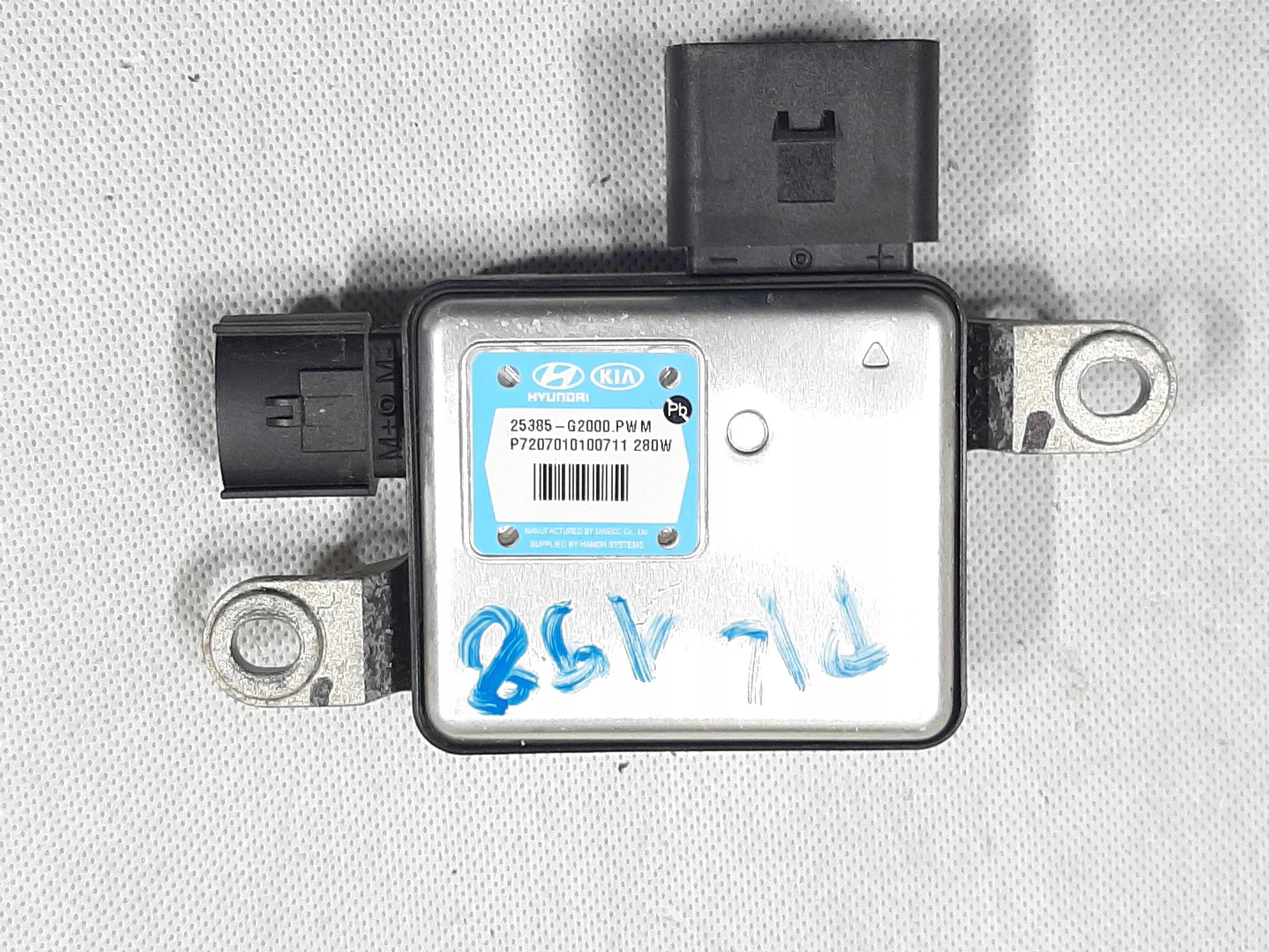 HYUNDAI KONA EV ELECTRIC 2018- STEROWNIK MODUŁ WENTYLATORA 25385-G2000