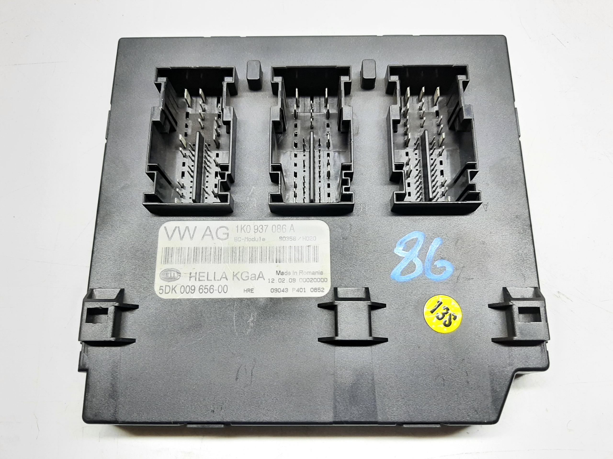 SKODA SUPERB II 2008- MODUŁ KOMFORTU STEROWNIK BCM 1K0937086AA