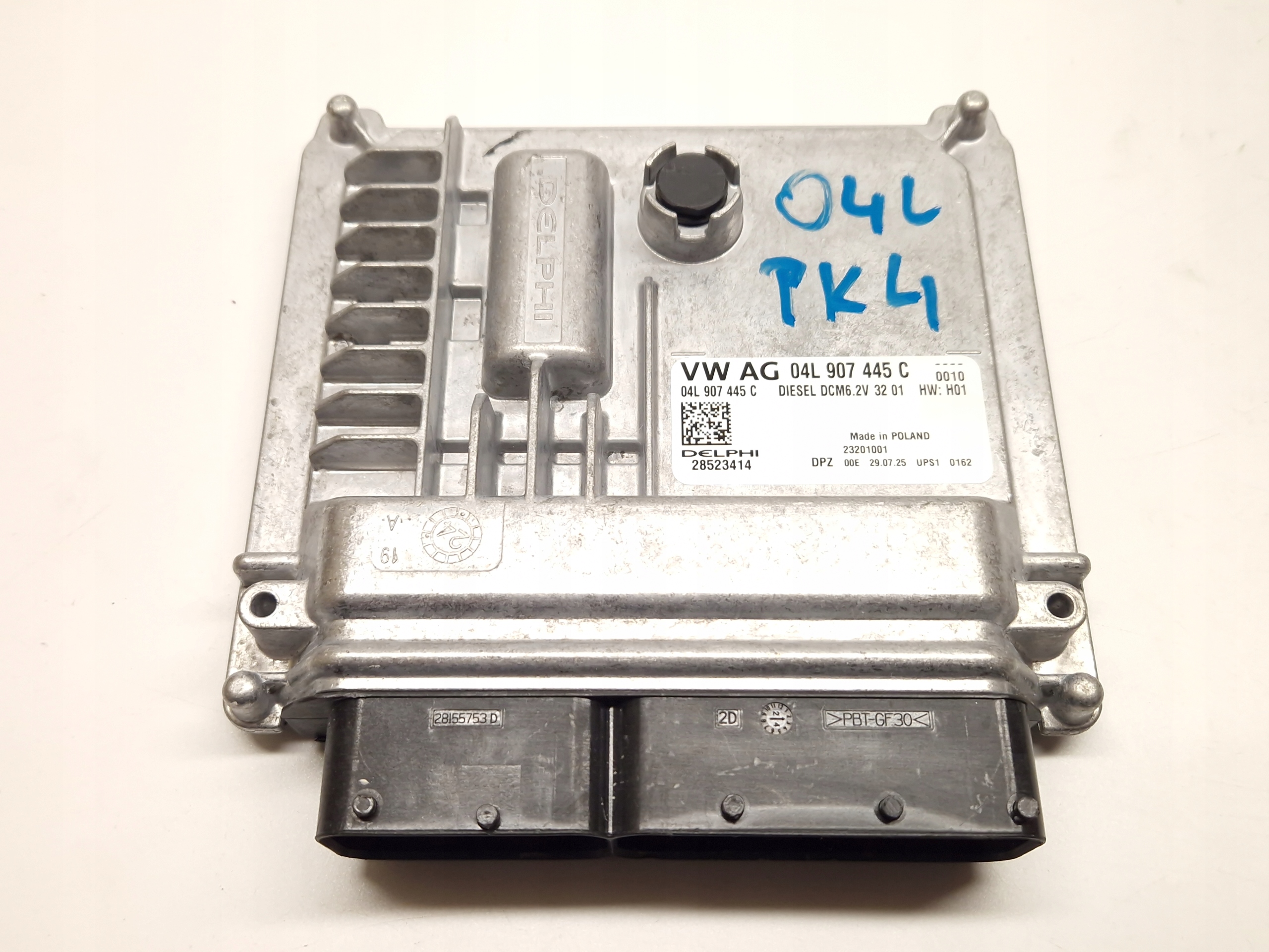 VW VOLSKWAGEN CRAFTER MAN TGE 2.0 TDI STEROWNIK SILNIKA ECU 04L907445C