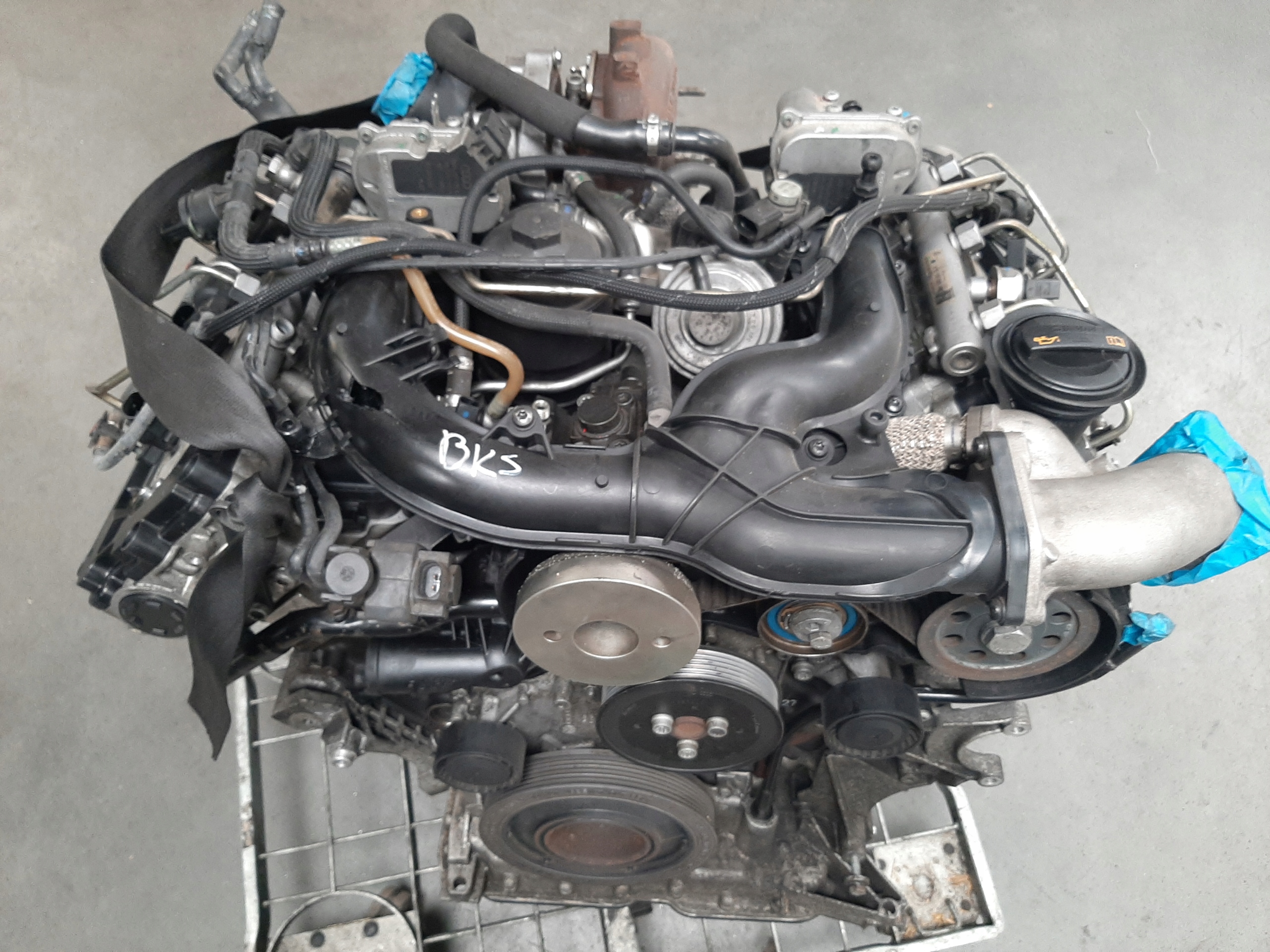 VW TOUAREG 2005-2010 3.0TDI SILNIK KOMPLETNY BKS