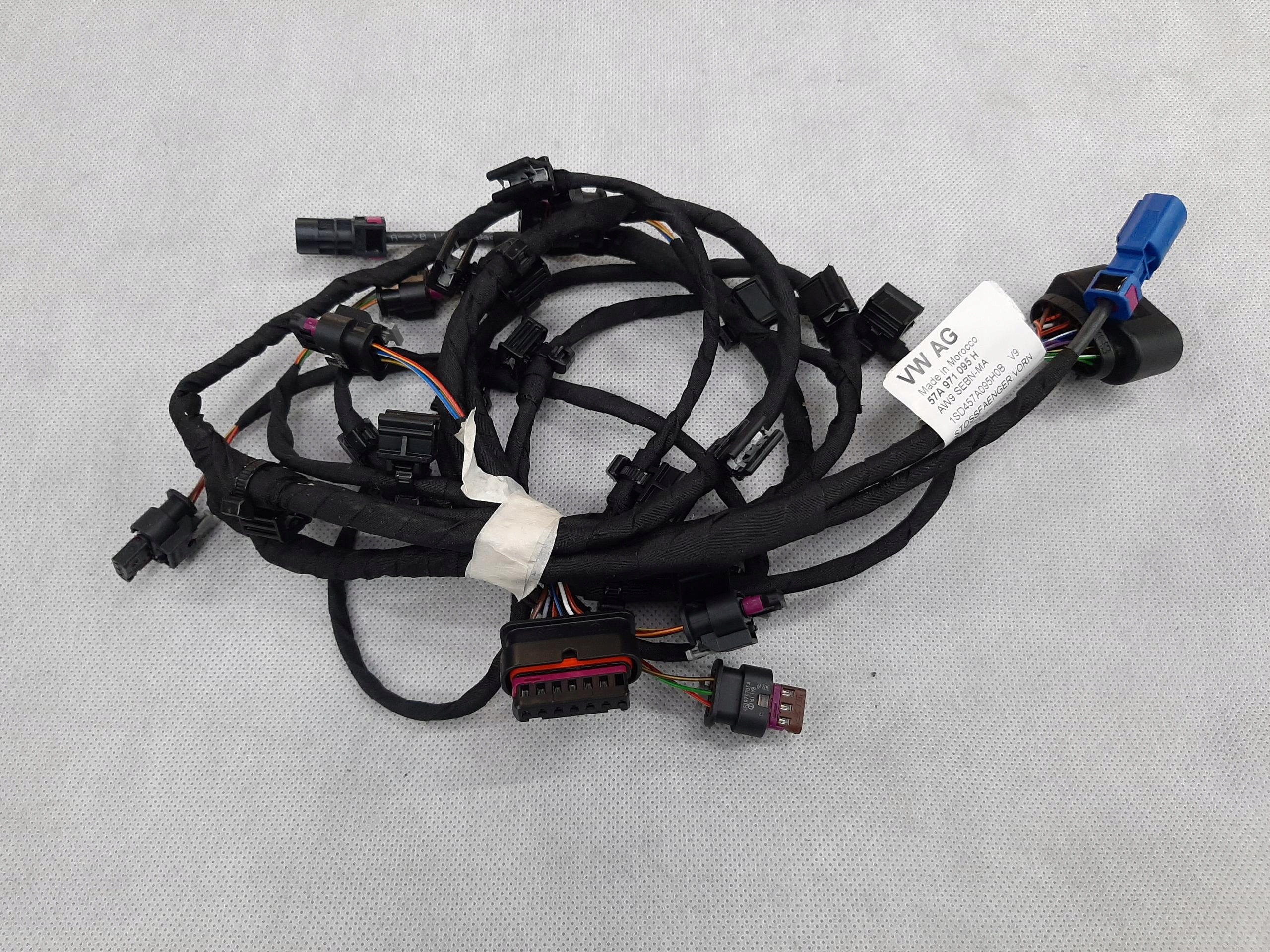 SKODA KAORQ WIĄZKA INSTALACJA ZDERZAKA PRZÓD 57A971095H