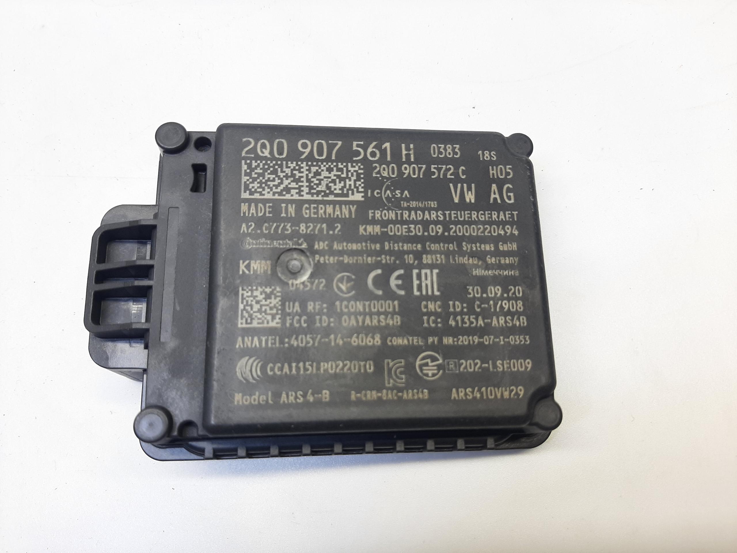 AUDI Q3 II F3 83A RADAR CZUJNIK SENSOR ACC 2Q0907561H 2Q0907572C