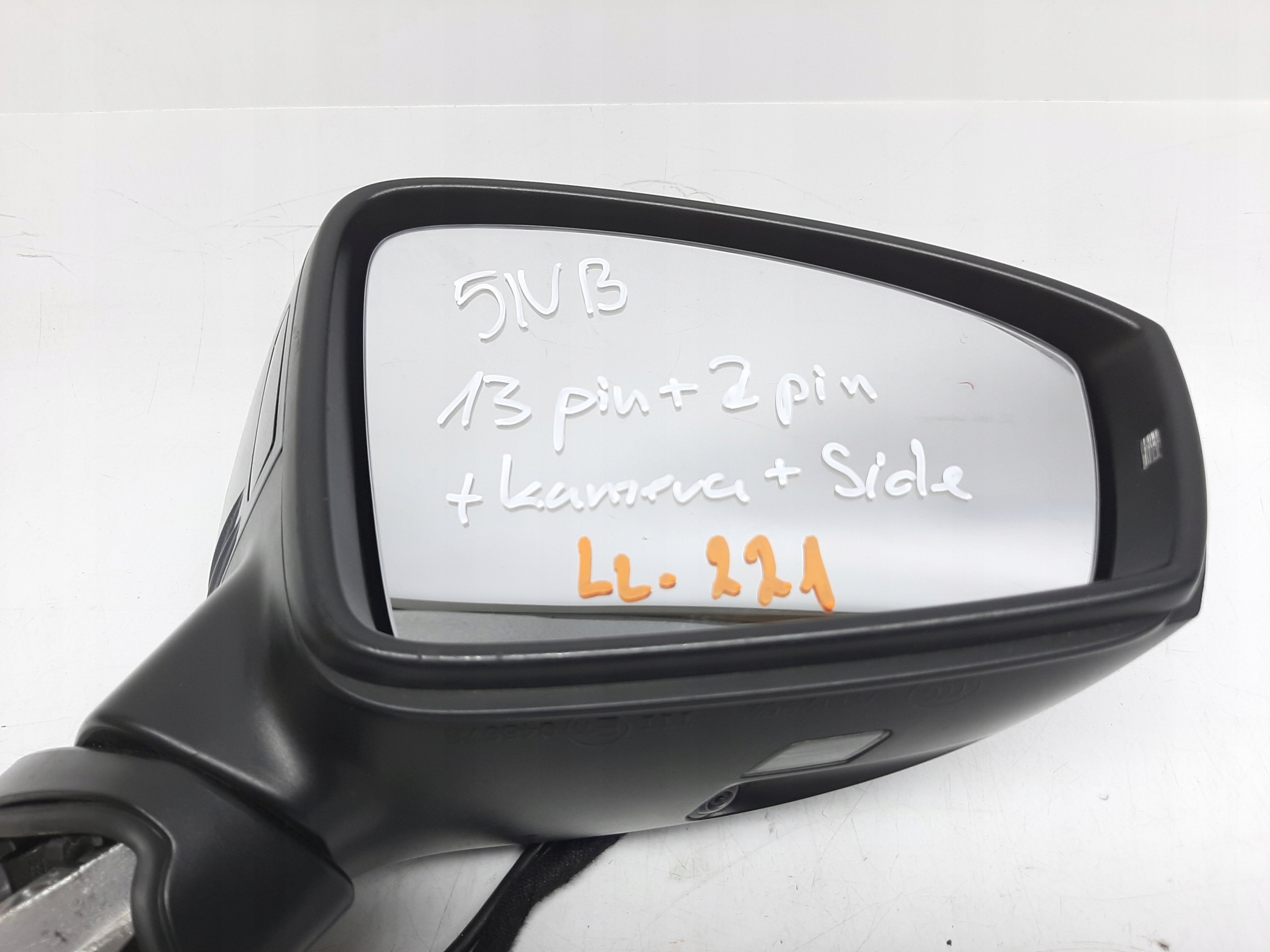 VW TIGUAN II LUSTERKO ZEWNĘTRZNE PRAWE 13 + 2 PIN KAMERA SIDE ASSIST