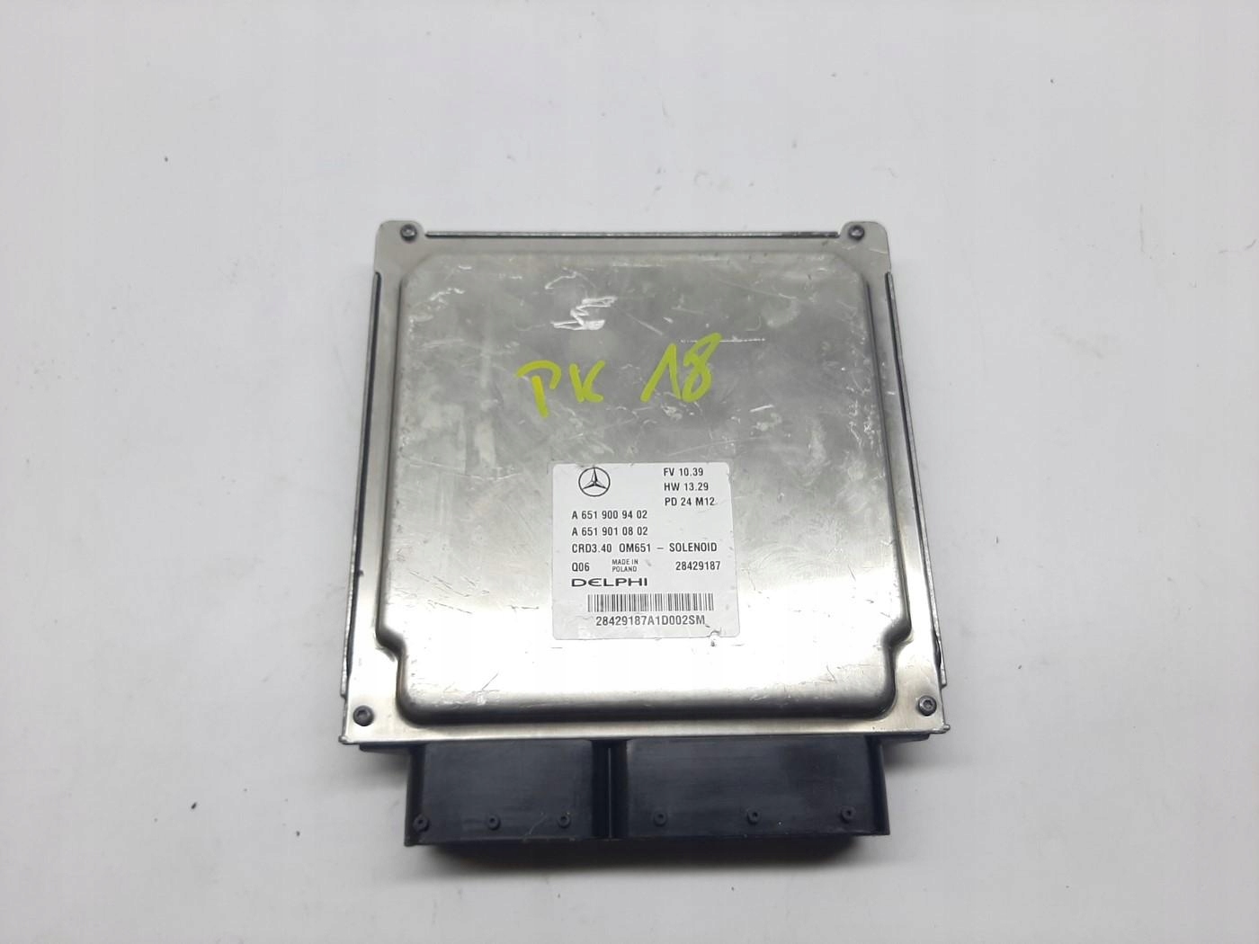 MERCEDES W246 1.8 CDI KOMPUTER SILNIKA A6519009402 A6519010802