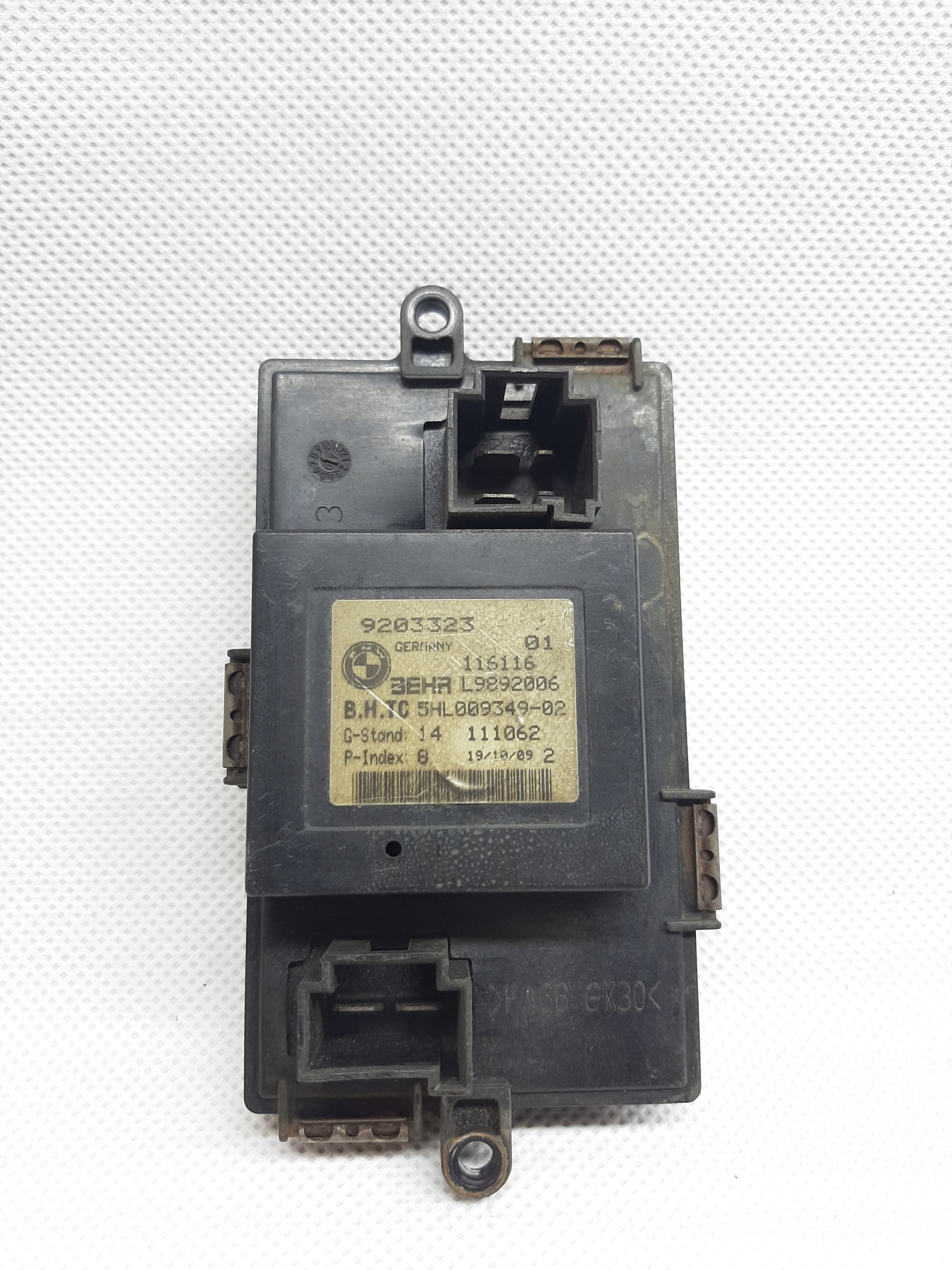 BMW F01 F06 F07 F10 F13 Regulator dmuchawy 9203323