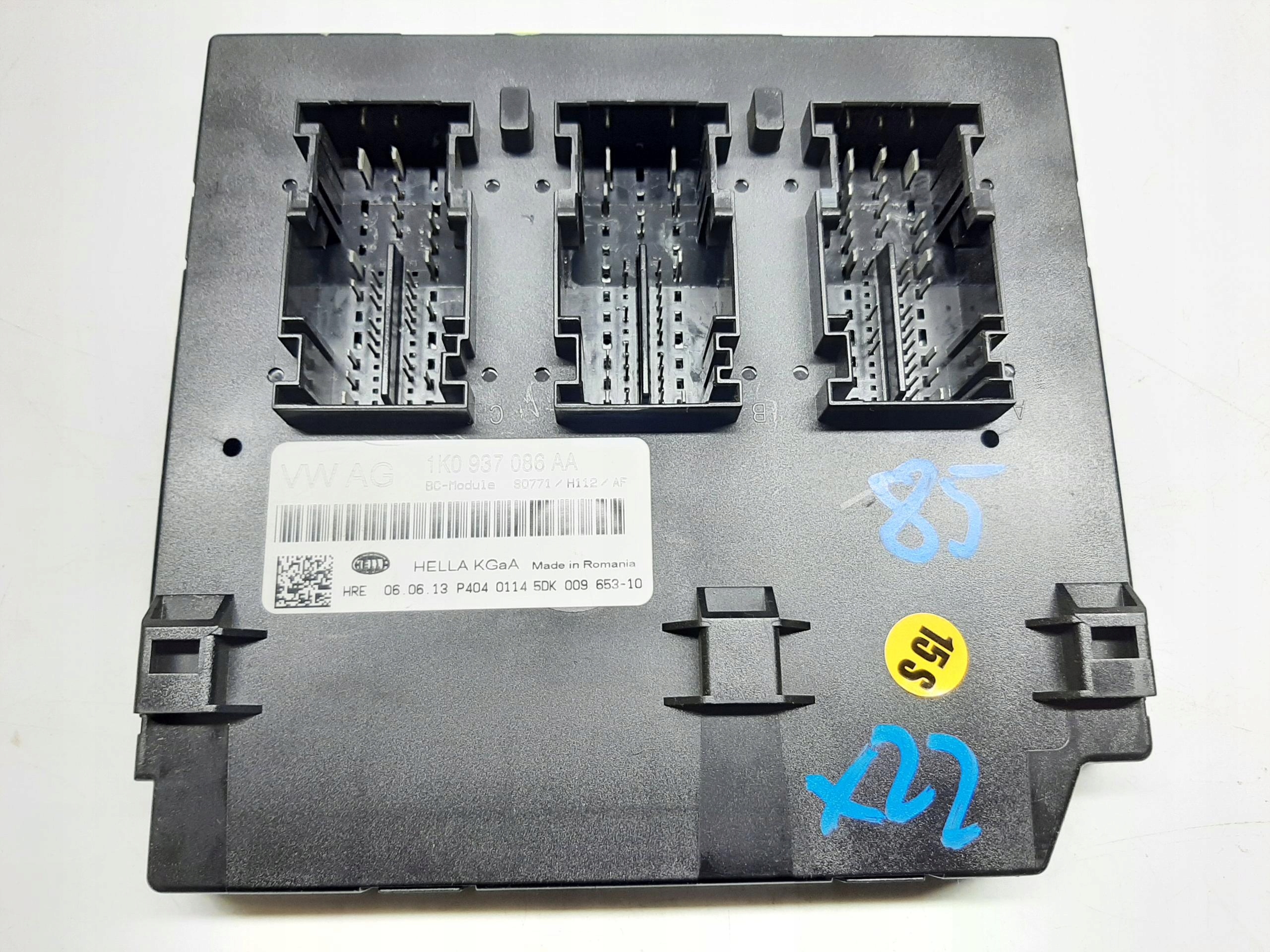 SKODA SUPERB II 2008- MODUŁ KOMFORTU STEROWNIK BCM 1K0937086AA