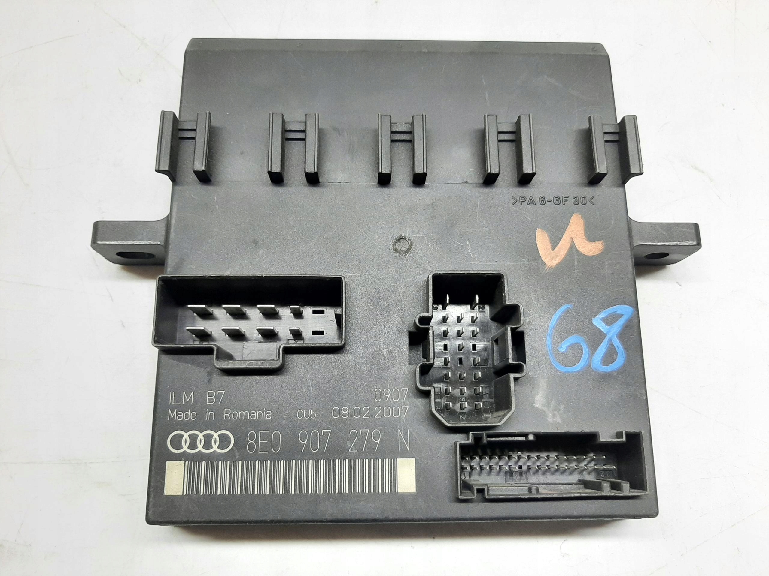 AUDI A4 B7 2004- MODUŁ STEROWNIK ŚWIATEŁ 8E0907279N