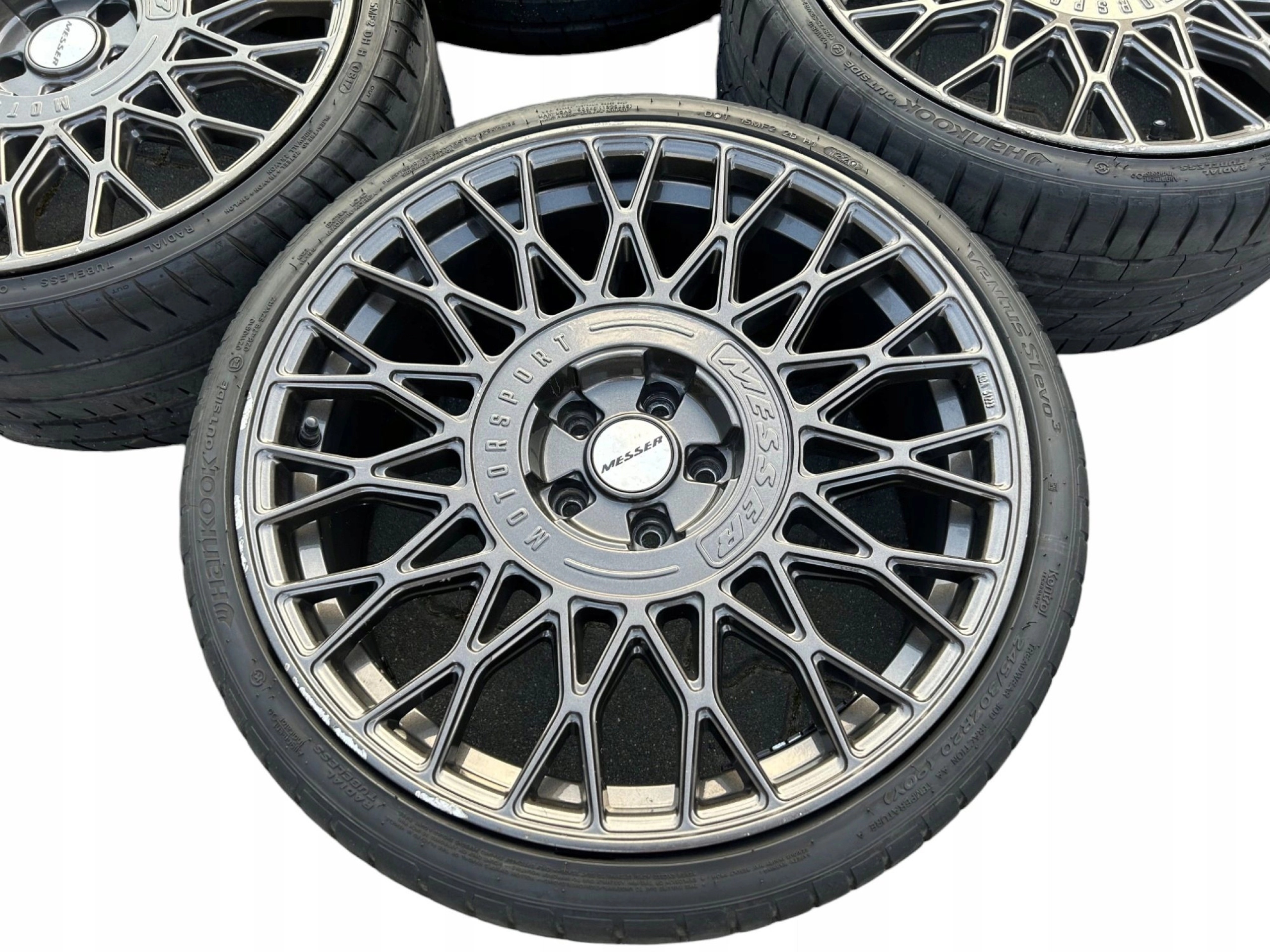 Koła Felgi MESSER ME11-1 9JX20 ET30 ET40 5X112 66.6mm Hankook Ventus S1 evo